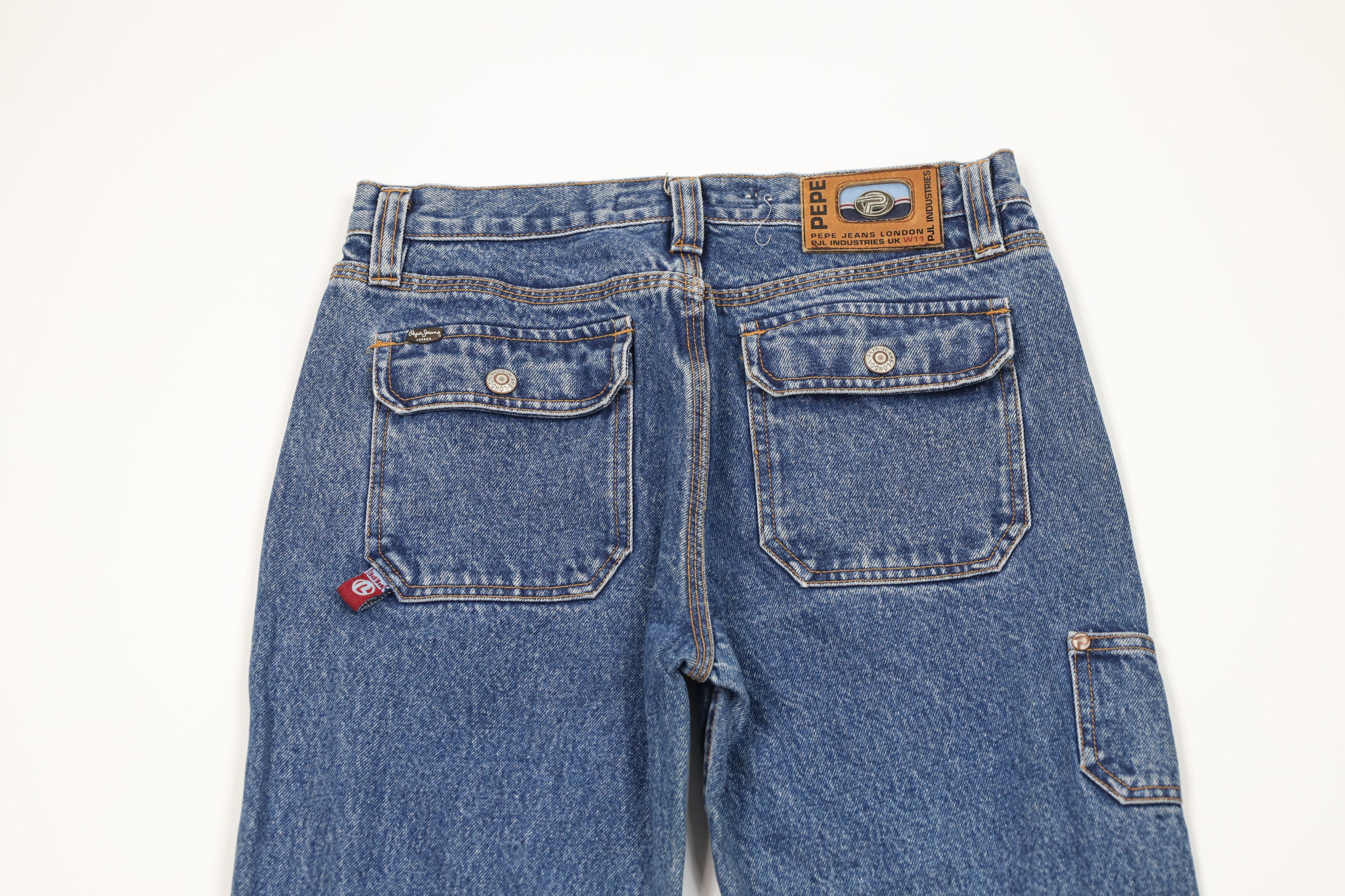 Pepe Jeans Vintage 90s Pepe Jeans Straight Leg Dungaree Denim Jeans Size US 28 / EU 44 - 12 Thumbnail