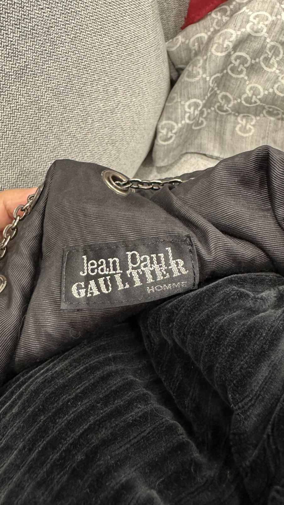 Jean Paul Gaultier Rare🔥 Jean Paul Gaultier Homme Crossbody Drawstring Bag Size ONE SIZE - 14 Thumbnail