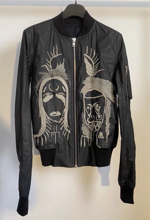 Rick Owens Rick Owens Ghost Face Ma1 bomber jkt size 40 | Grailed