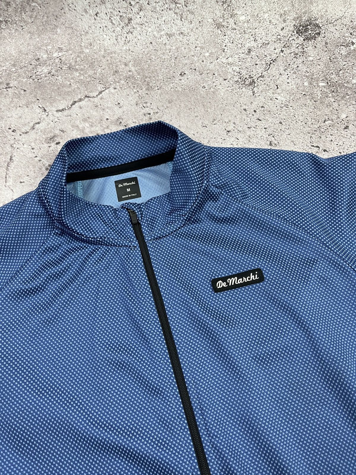 Other De Marchi 🇮🇹 Cycling Jersey Blue Full Zip Road Bike Shirt Size US M / EU 48-50 / 2 - 4 Thumbnail