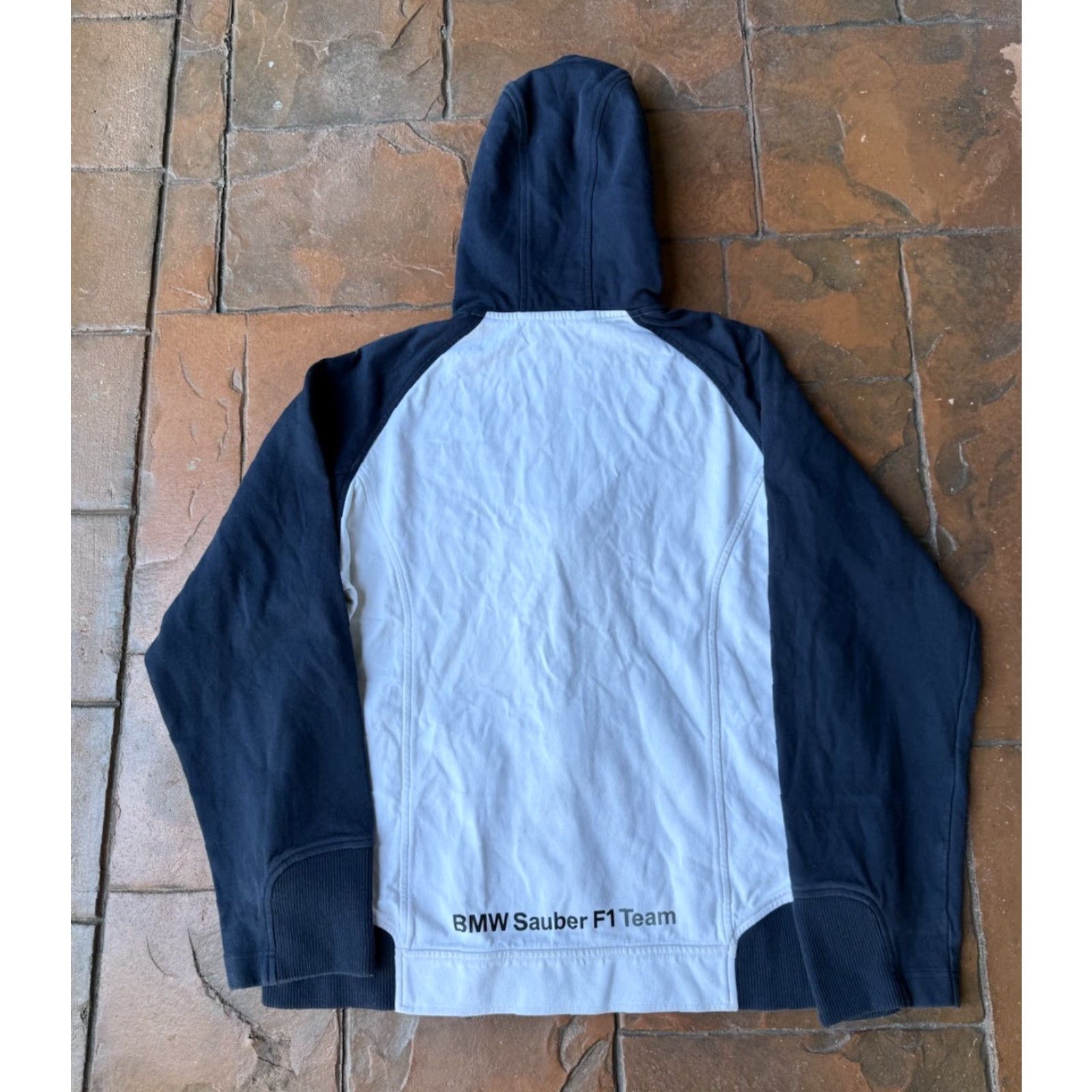 BMW BMW Sauber F1 Team Track Jacket Mens XL White Blue Full Zip Jacket Racing Size US XL / EU 56 / 4 - 3 Thumbnail