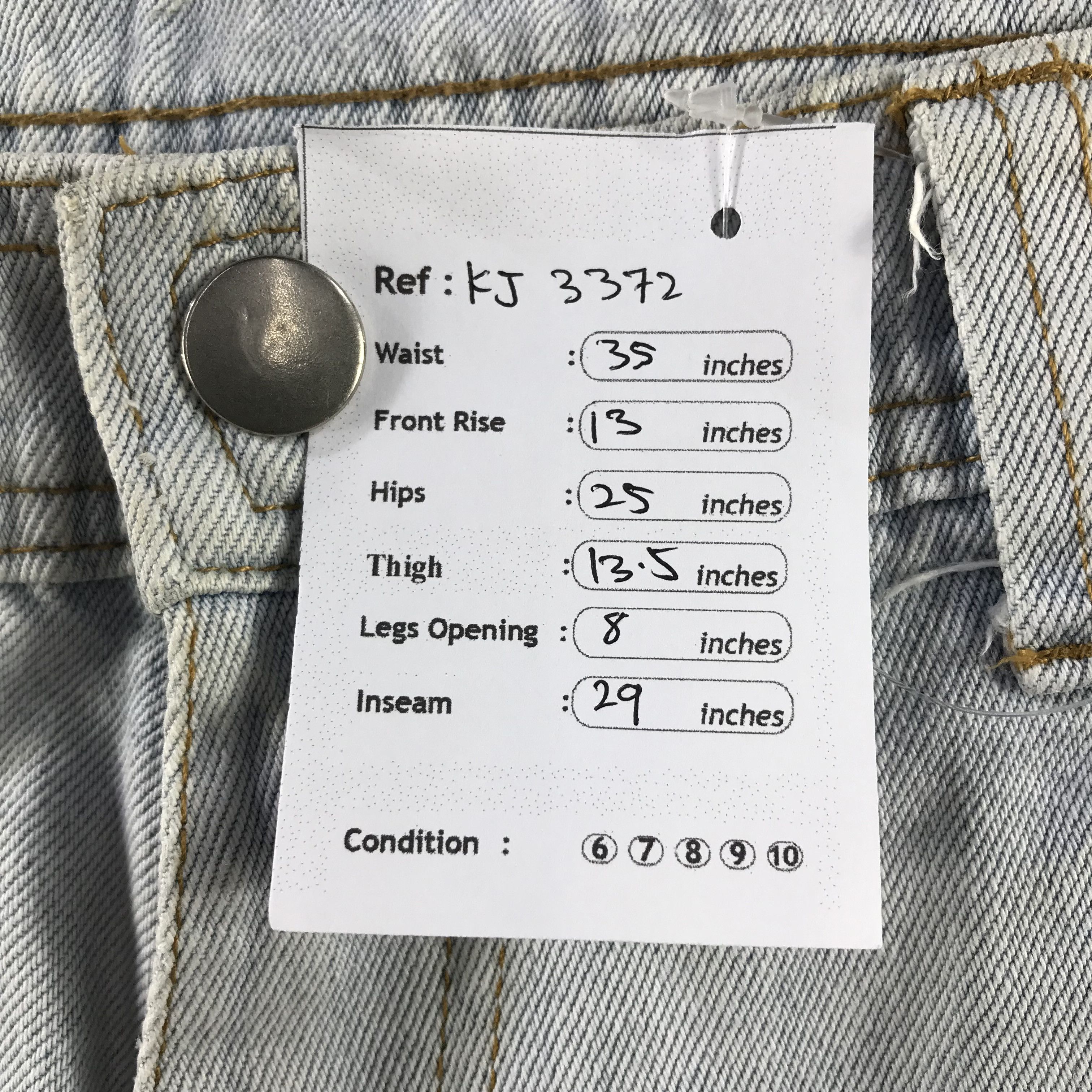 Vintage Vintage Eight Ball Jeans Baggy Jeans KJ3372 Size US 34 / EU 50 - 10 Thumbnail