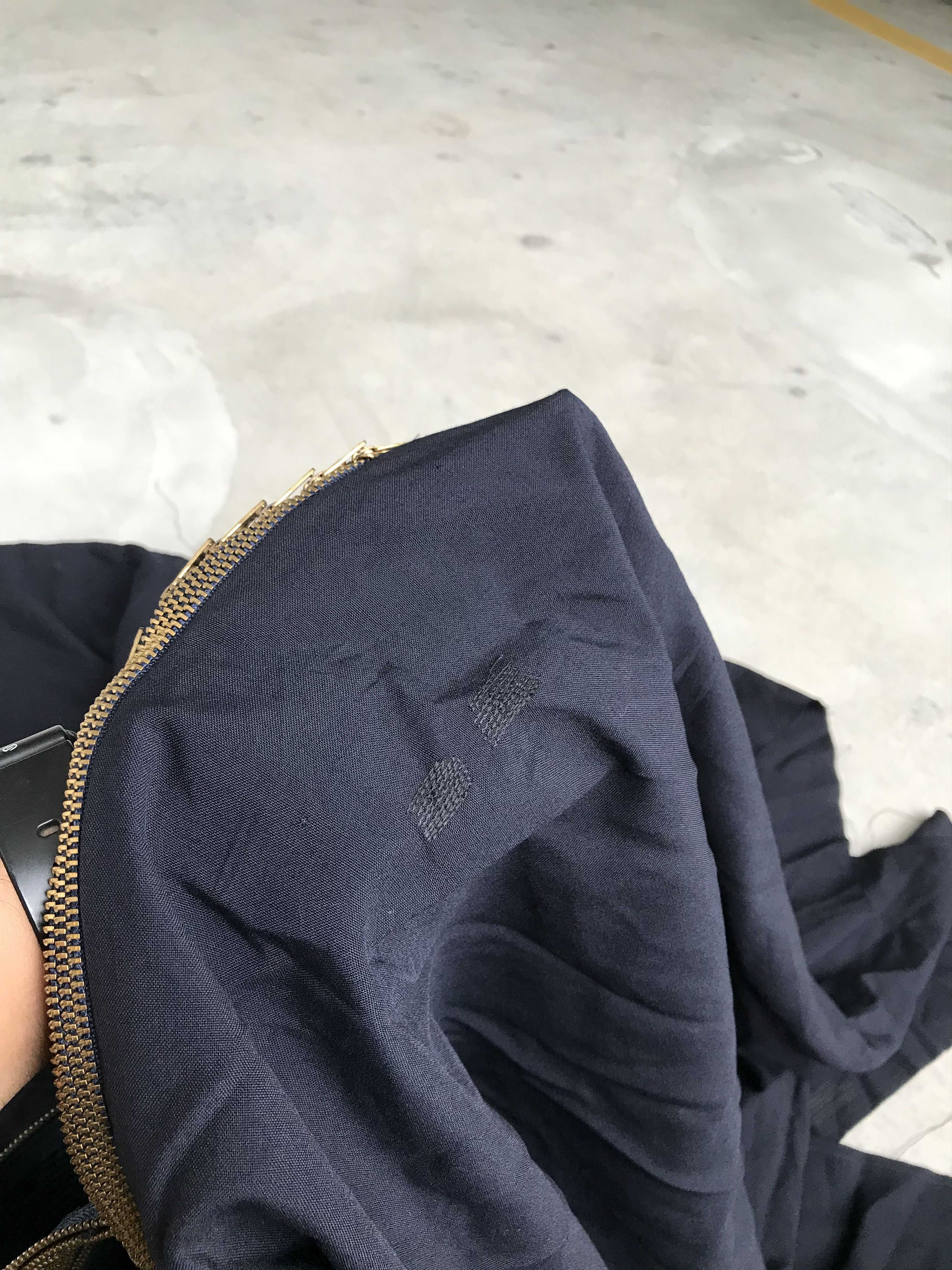 Comme des Garcons Distressed zipper trimmed draped raw handkerchief skirt Size 30" / US 8 / IT 44 - 14 Thumbnail