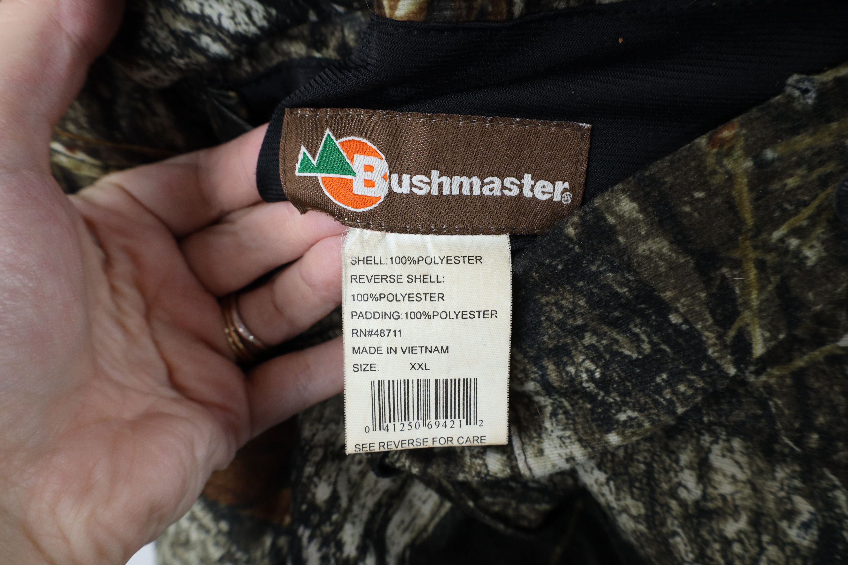 Vintage Vintage 90s Streetwear Reversible Camouflage Puffer Vest Size ONE SIZE - 4 Thumbnail