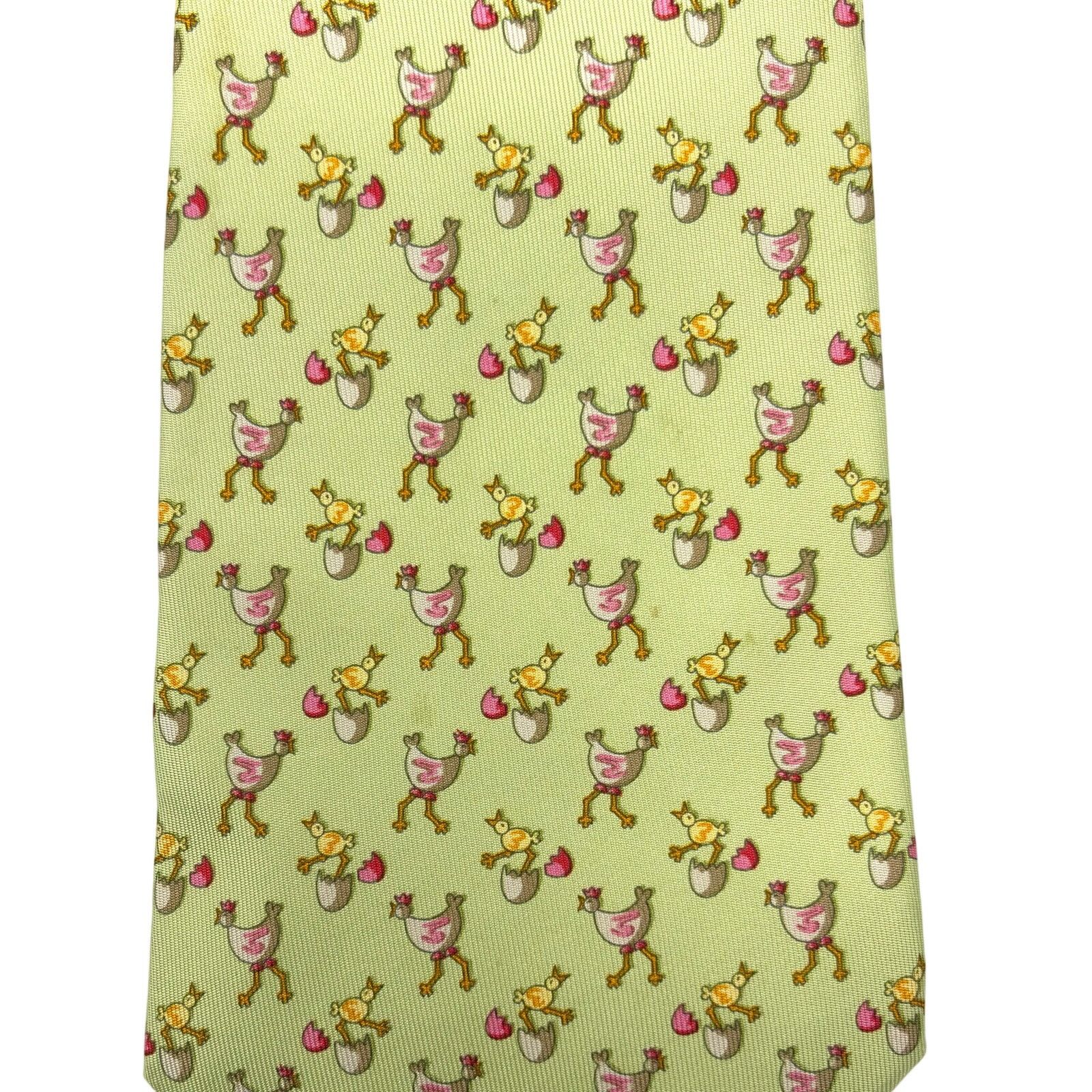 Salvatore Ferragamo Salvatore Ferragamo ‘Chicken’ Tie Size ONE SIZE - 8 Thumbnail