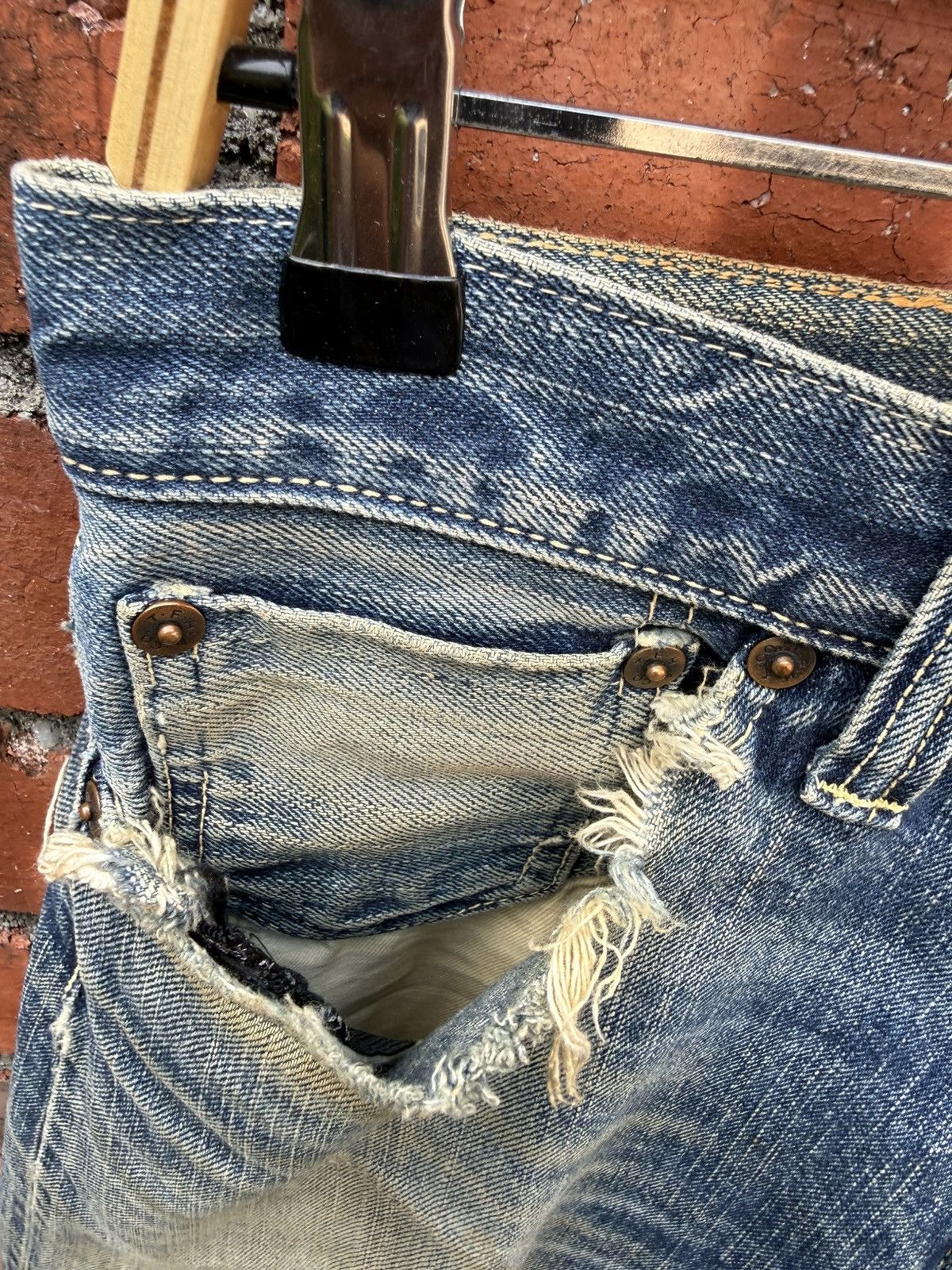 Ten C W30x29 distressed the flat head denime redline japan Size US 30 / EU 46 - 13 Thumbnail