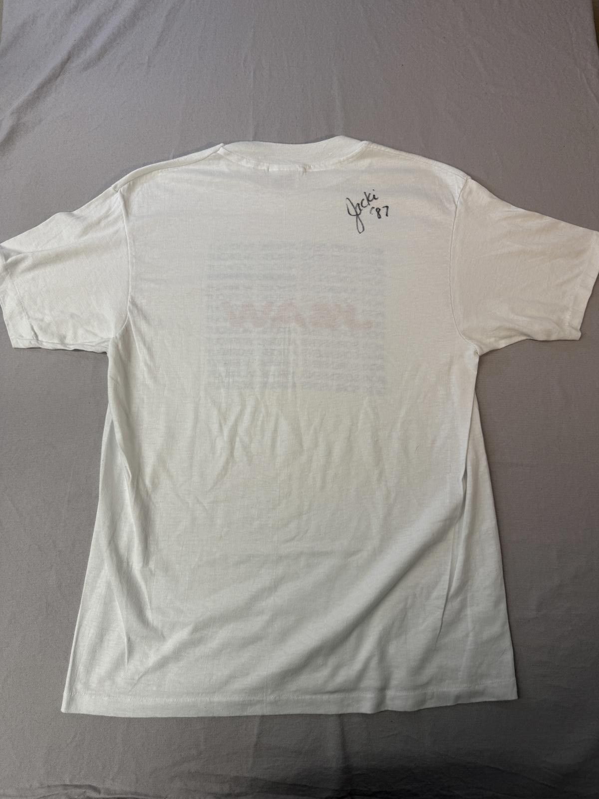 Hanes VTG Jacki Sorensens Aerobic Workout T-shirt JSAW Autographed Size US XL / EU 56 / 4 - 2 Thumbnail