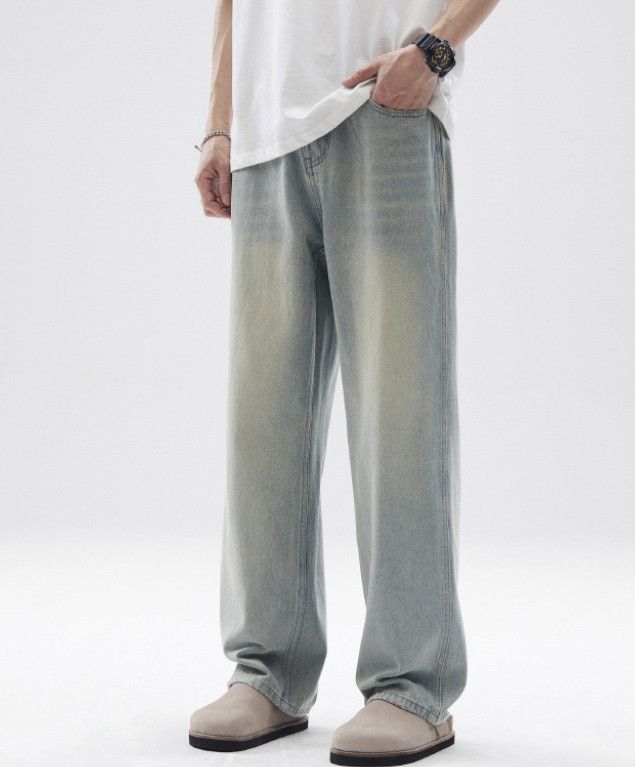 Japanese Brand American oversized vintage washed distressed baggy jeans Size US 32 / EU 48 - 2 Thumbnail