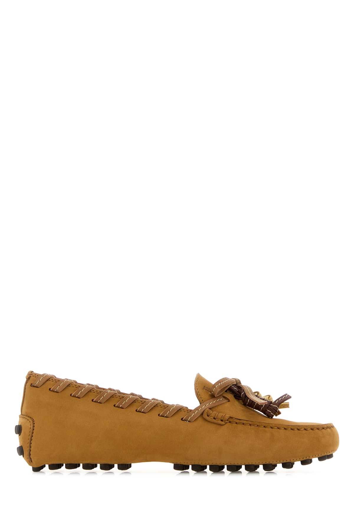 Tod's Camel Suede Loafers Size US 11 / IT 41 - 1 Thumbnail