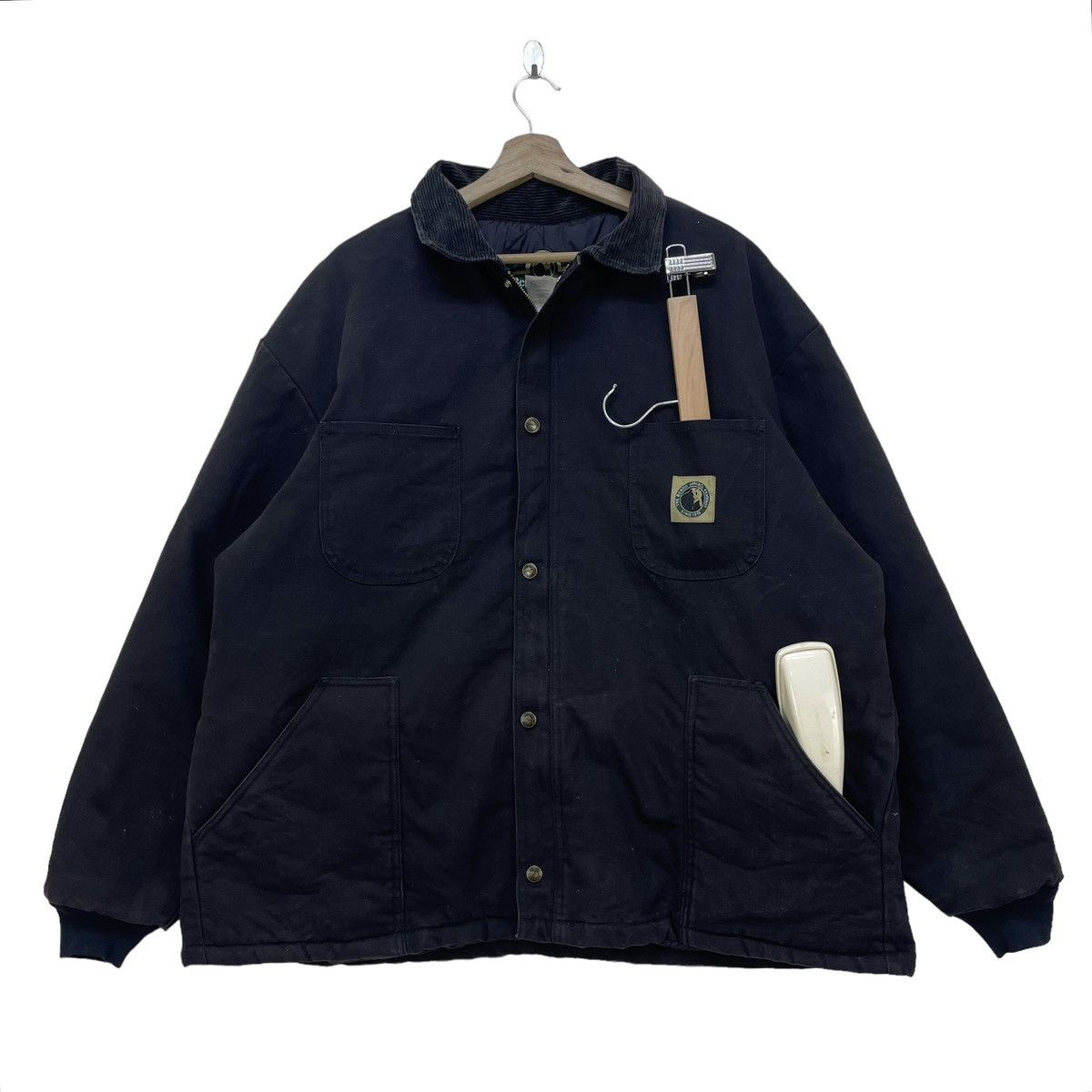Vintage 🔥Berne Apparel Company Duck Canvas Multi Pocket Jacket Size US XL / EU 56 / 4 - 2 Thumbnail