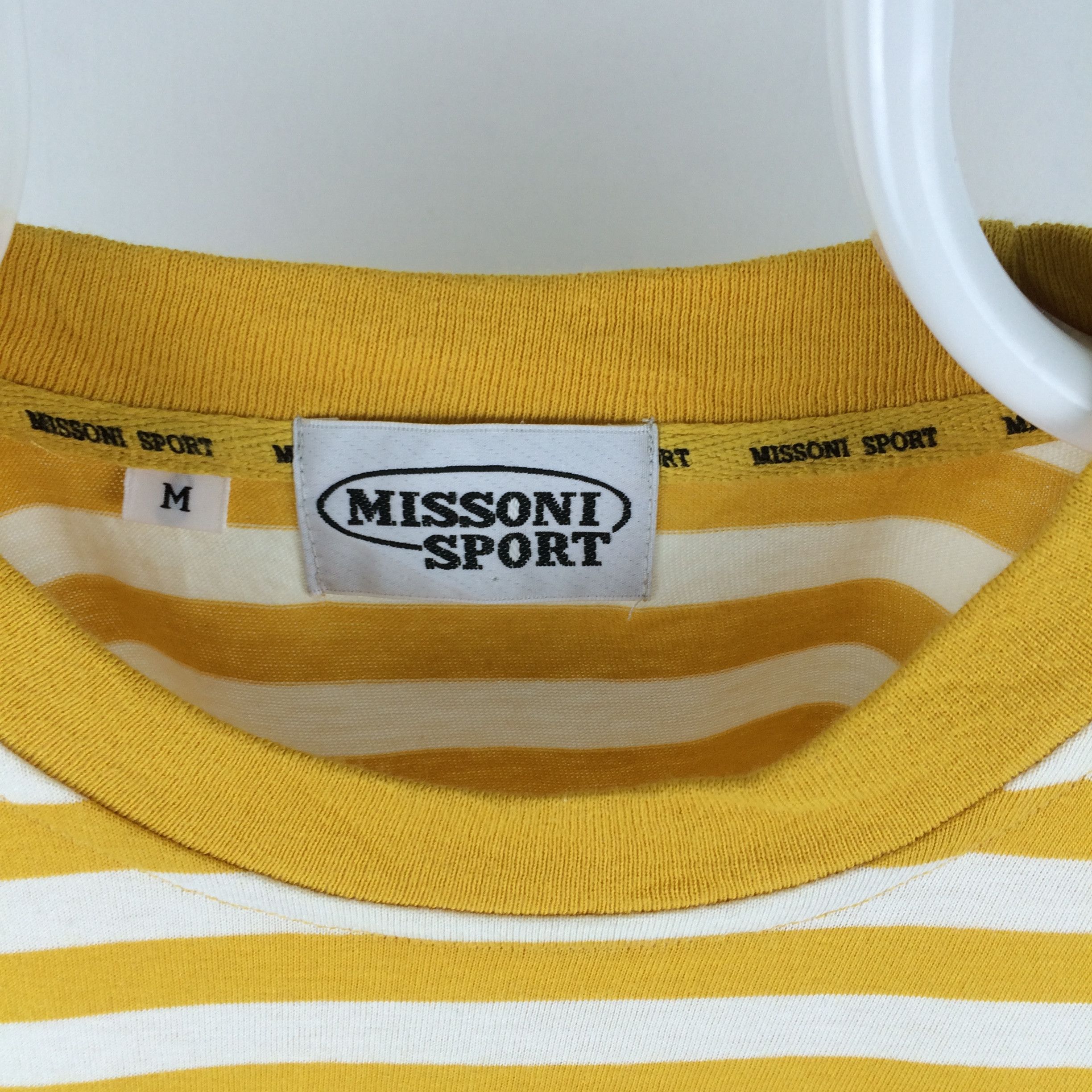Missoni × Vintage c12 VTG MISSONI SPORT STRIPED T-SHIRT Size US M / EU 48-50 / 2 - 3 Thumbnail