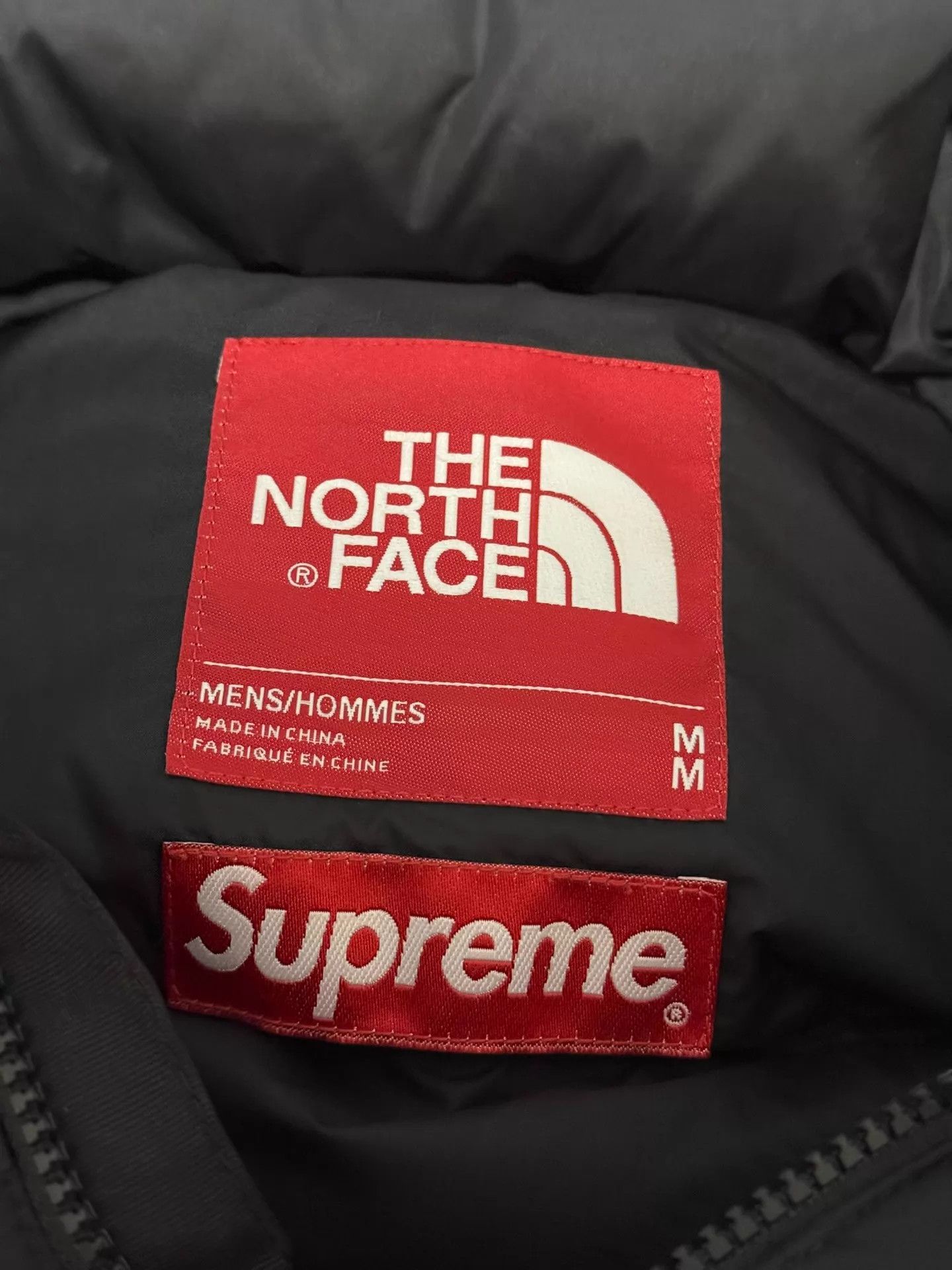 Supreme Supreme down jacket black M new rare reversed sleeve tag Size US M / EU 48-50 / 2 - 5 Thumbnail