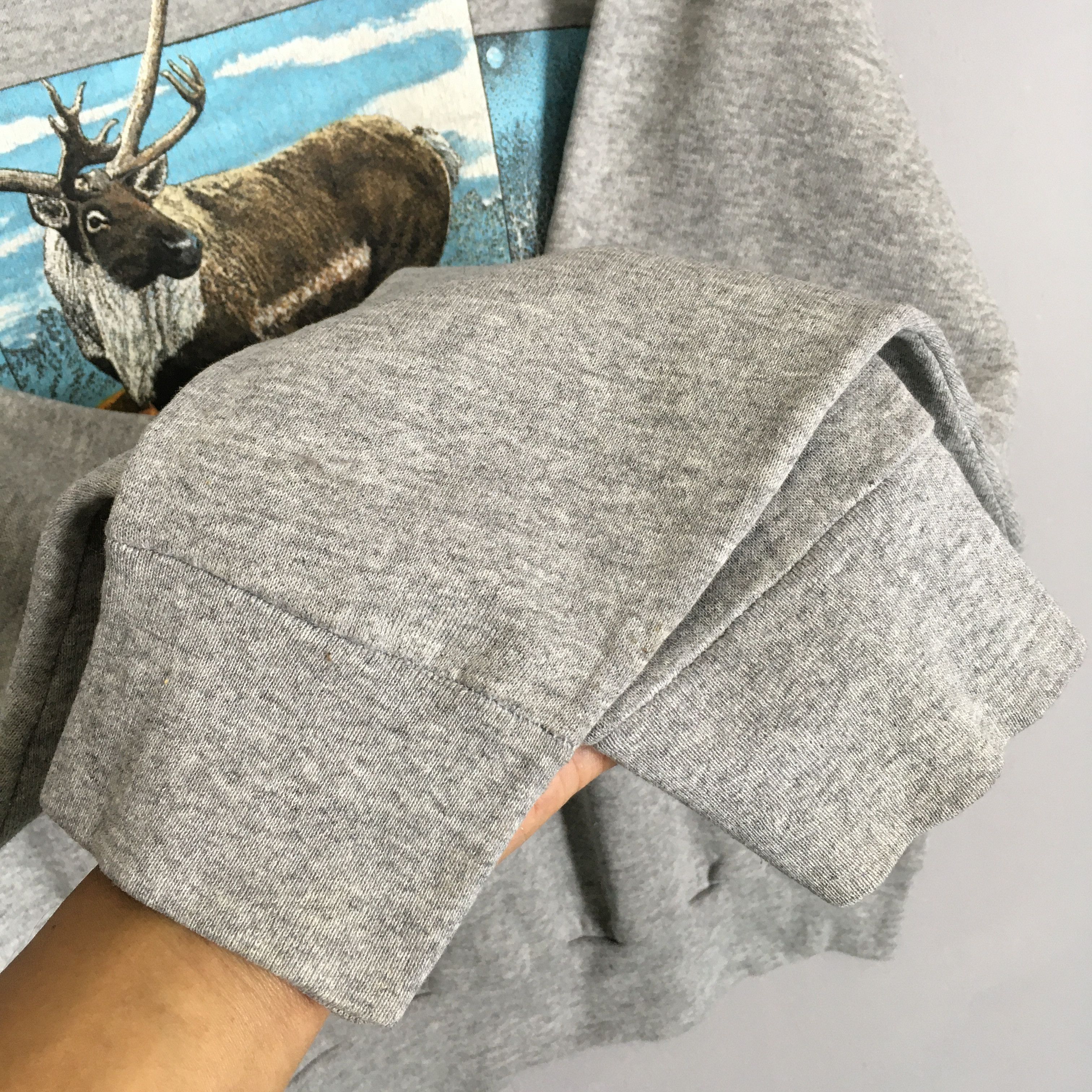 Habitat Vintage 90s White-Tailed Deer Wildlife Sweatshirt Large Size US L / EU 52-54 / 3 - 4 Thumbnail