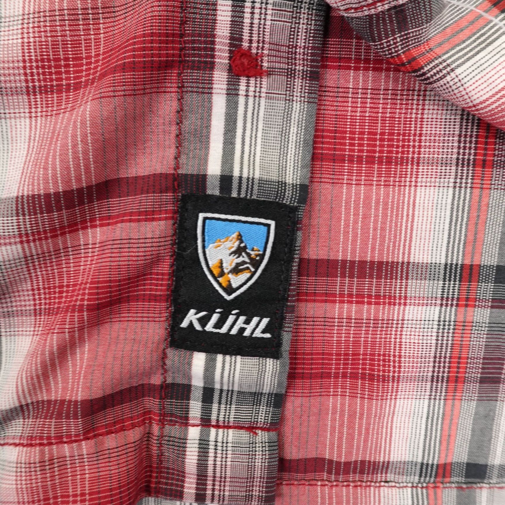 Vintage Kuhl Shirt Mens Medium Red Plaid Button-Up Lightweight Outdoor Workwear Casual Short Sleeve Button Size US M / EU 48-50 / 2 - 4 Thumbnail