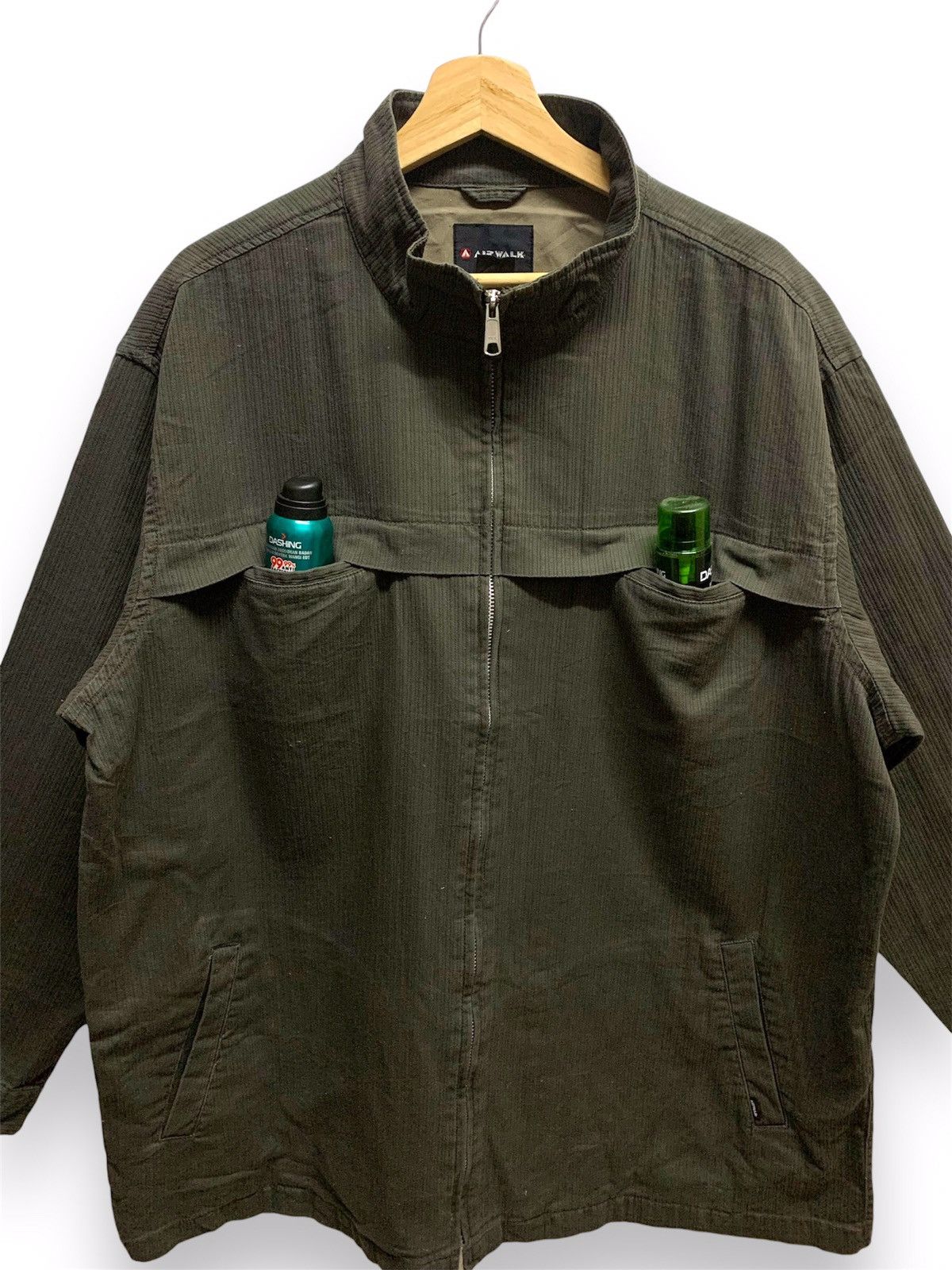 Airwalk AIRWALK Corduroy Zipper Jacket Size US XXL / EU 58 / 5 - 5 Thumbnail