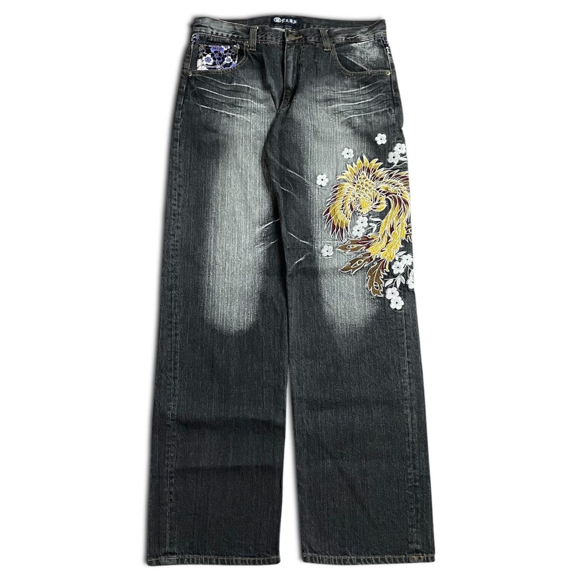 Vintage Y2K buden japanese jeans Size US 34 / EU 50 - 2 Thumbnail