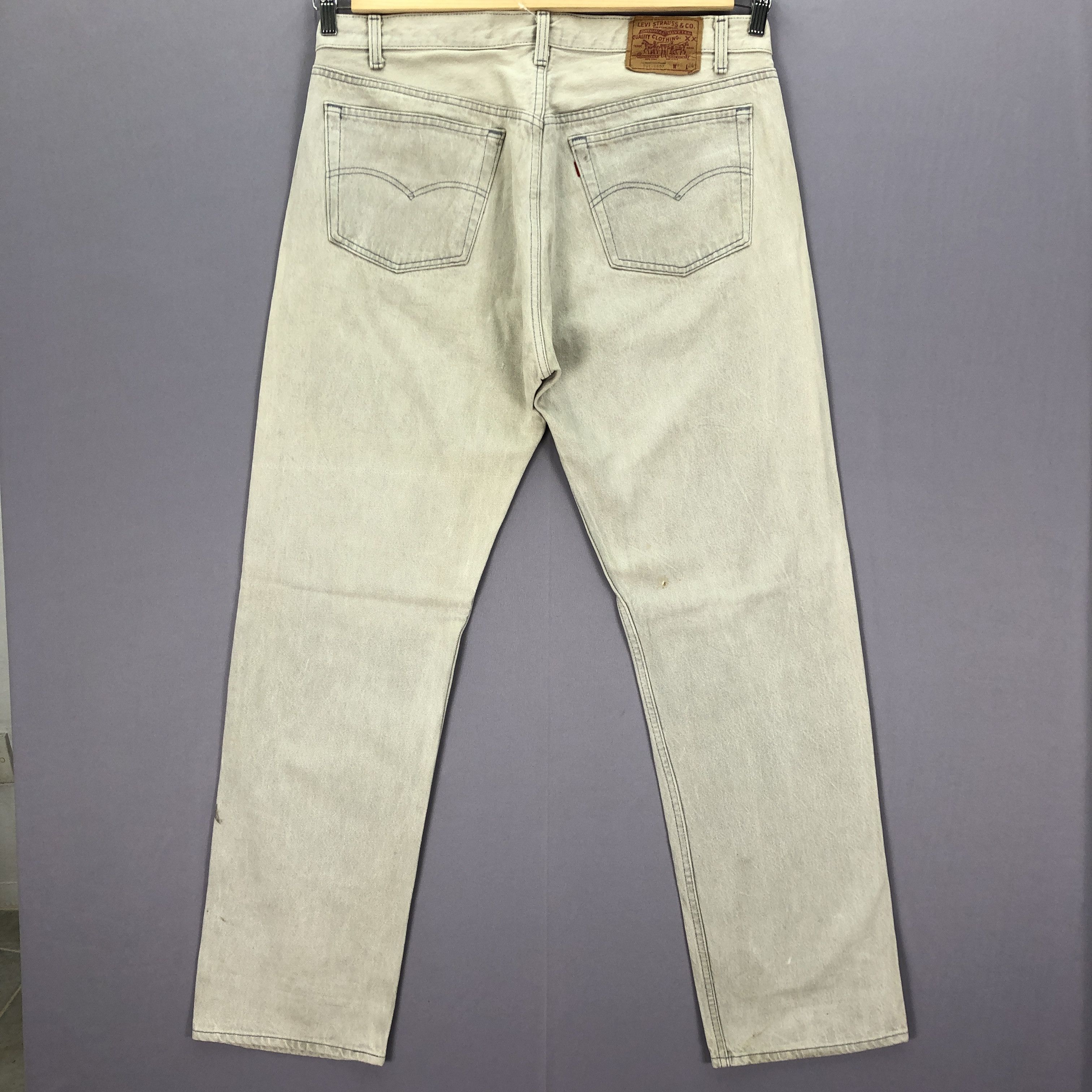 Levi's Vintage Levis 501 Jeans Levi's Faded Gray Ash Denim Pants Size US 36 / EU 52 - 2 Thumbnail