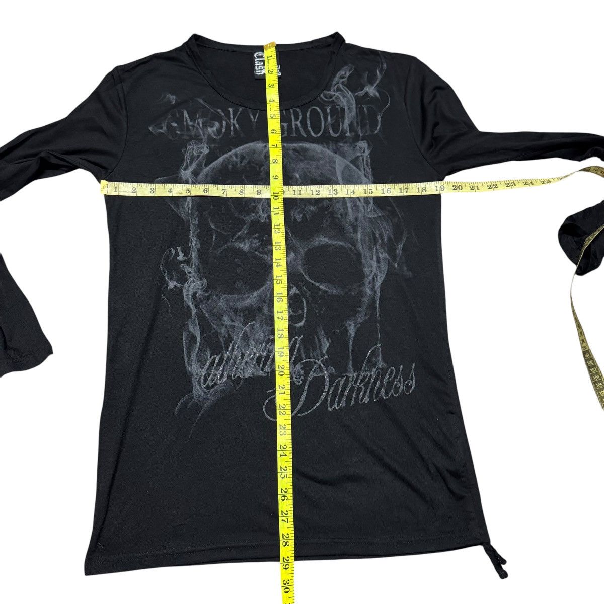 Japanese Brand CLASH AHEAD Longsleeve Shirt 'Smokey Ground Athering Darknes Size US M / EU 48-50 / 2 - 8 Thumbnail