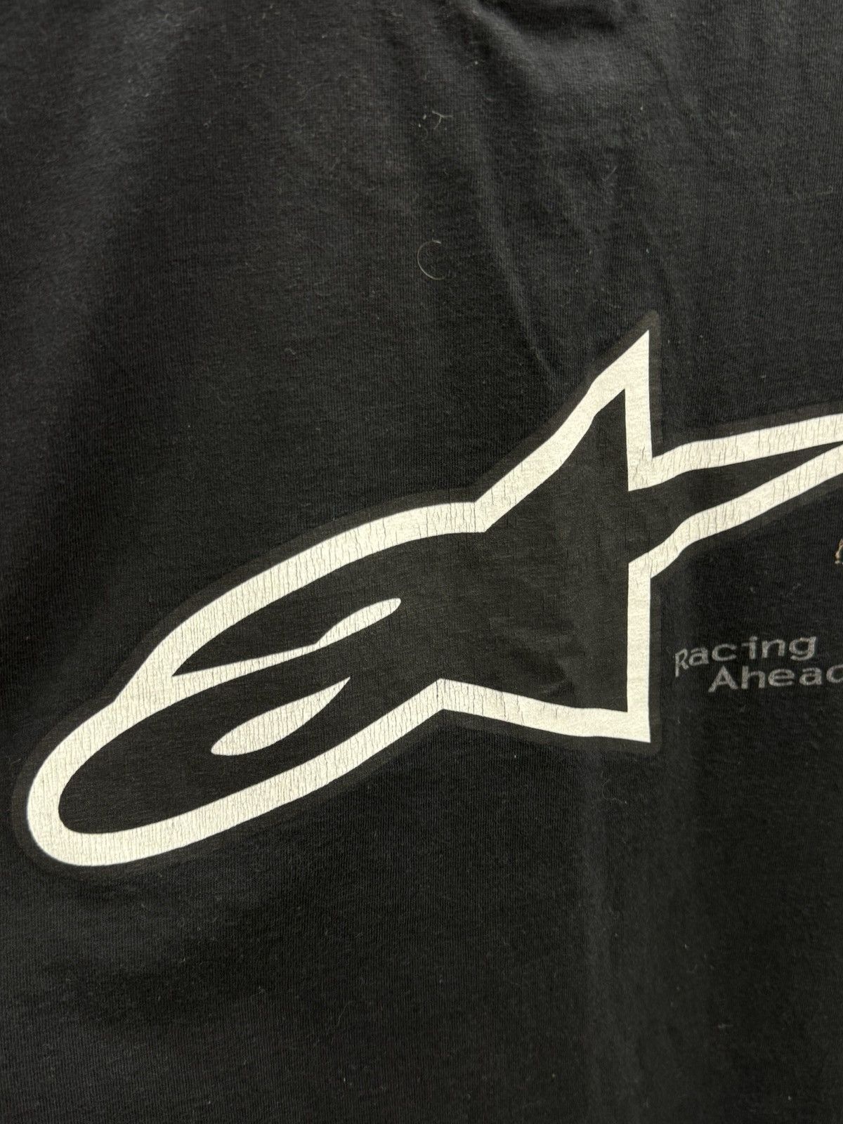 Alpinestars Vintage Alpinestars Y2K Central Logo Printed T-shirt Tee Size US L / EU 52-54 / 3 - 3 Thumbnail