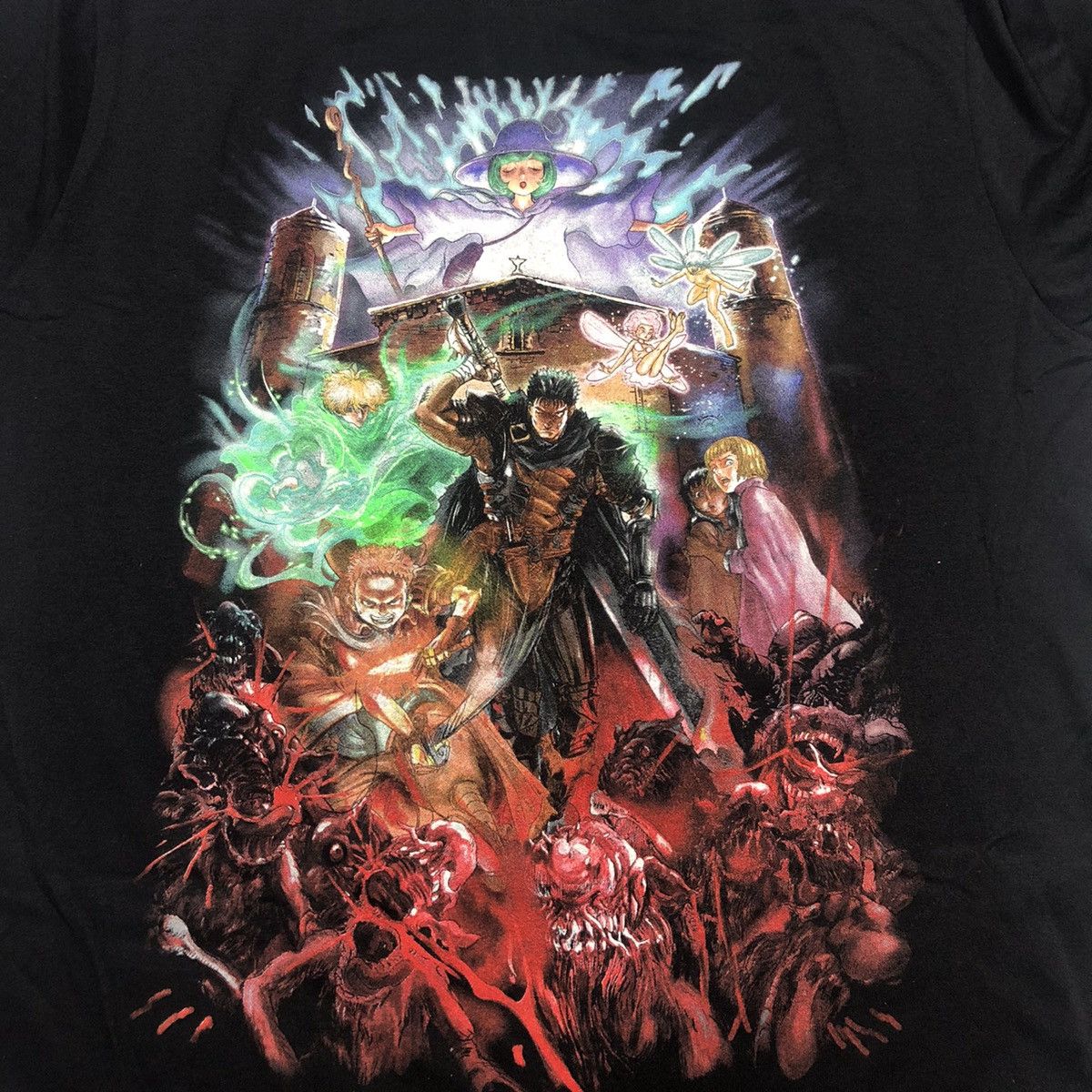 Anime Shirt Berserk - Black Swordsman Party Fanmade