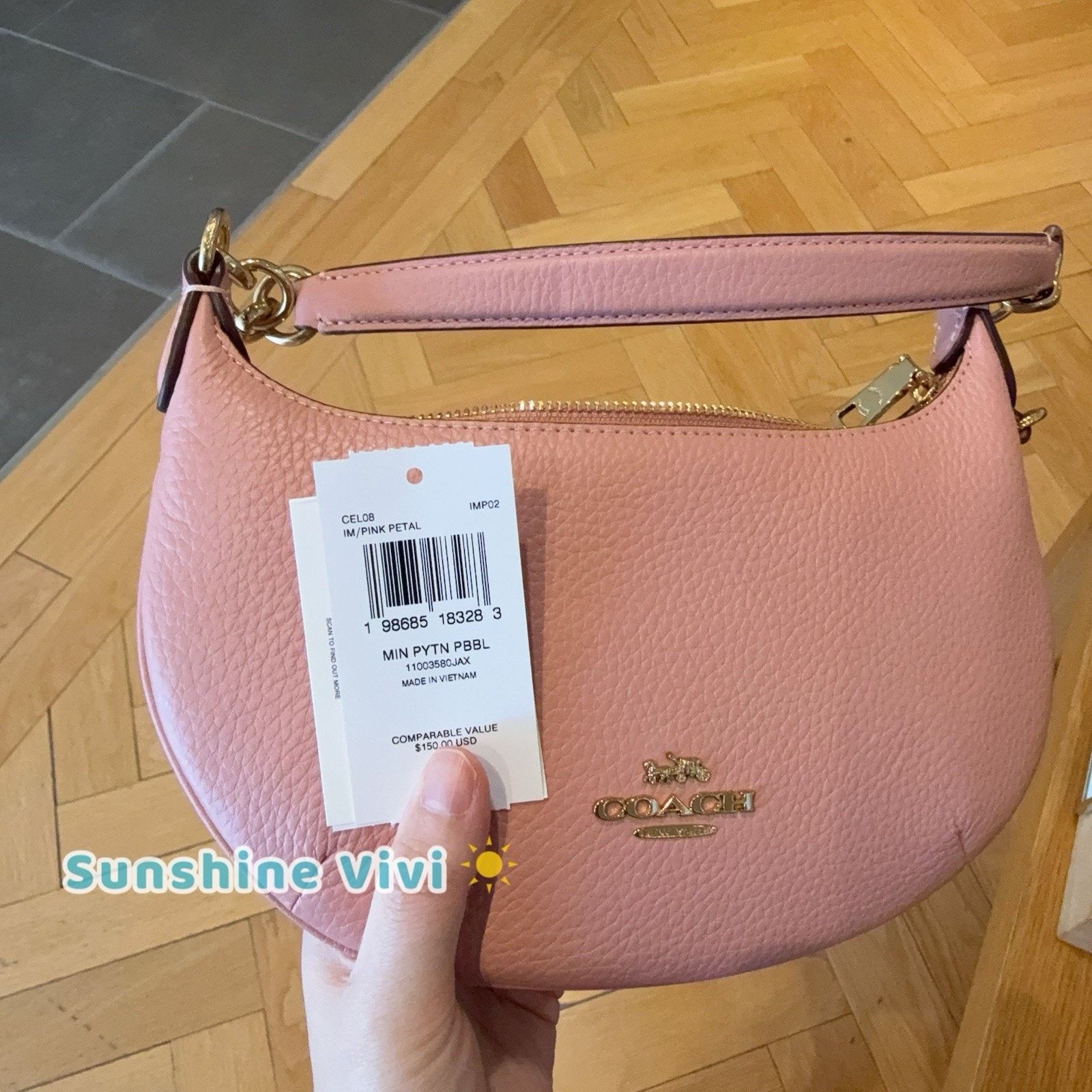 Coach NWT bundle Coach Mini Payton Bag CEL08 & Chain Strap CAU47 Size ONE SIZE - 6 Thumbnail