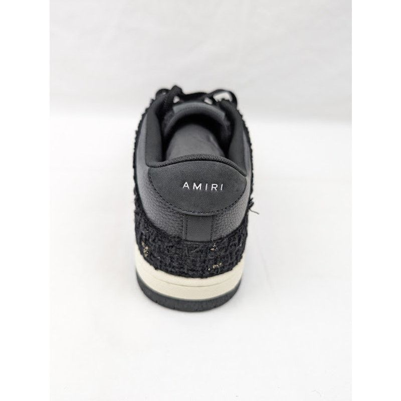 Amiri o1rshd1 Boucle Skelton Low-Top Sneakers in Black Size US 13 / EU 46 - 10 Thumbnail