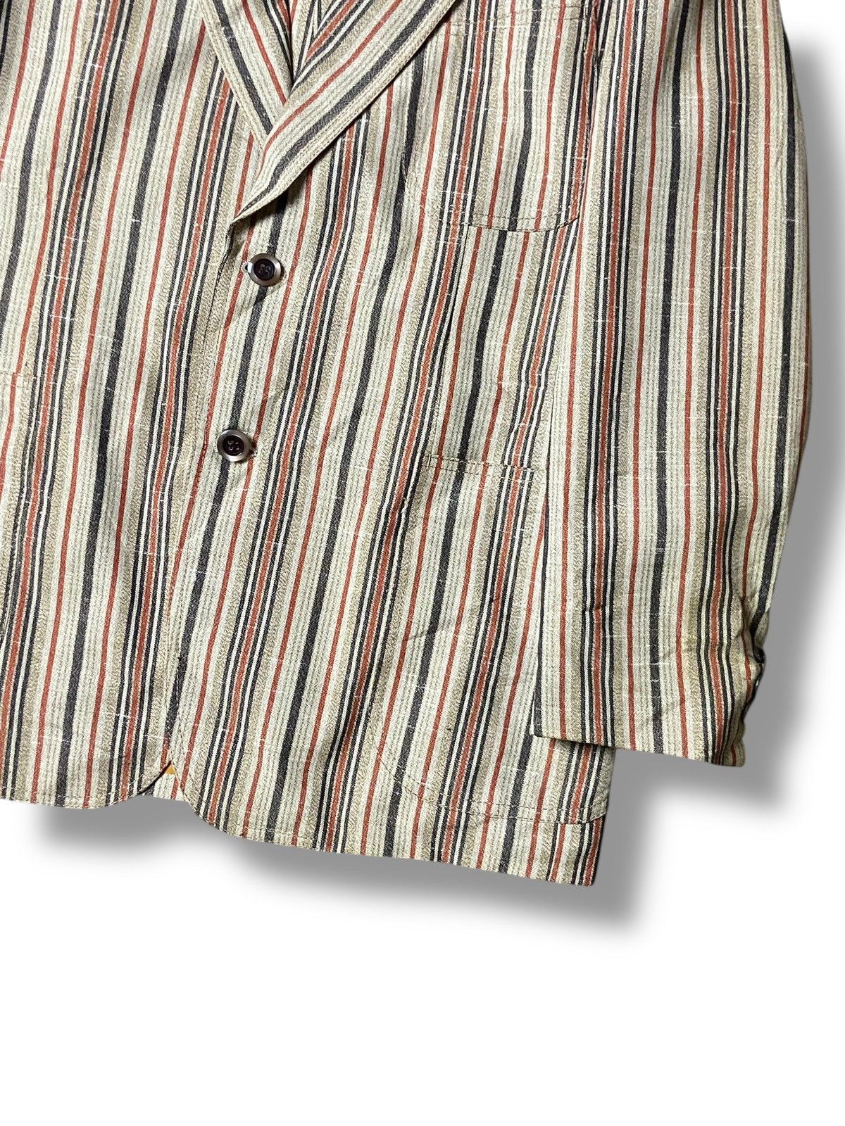 Japanese Brand GAGNIERE LONDON x TAILOR ITO Stripes Blazer (142) Size US XXS / EU 40 - 5 Thumbnail
