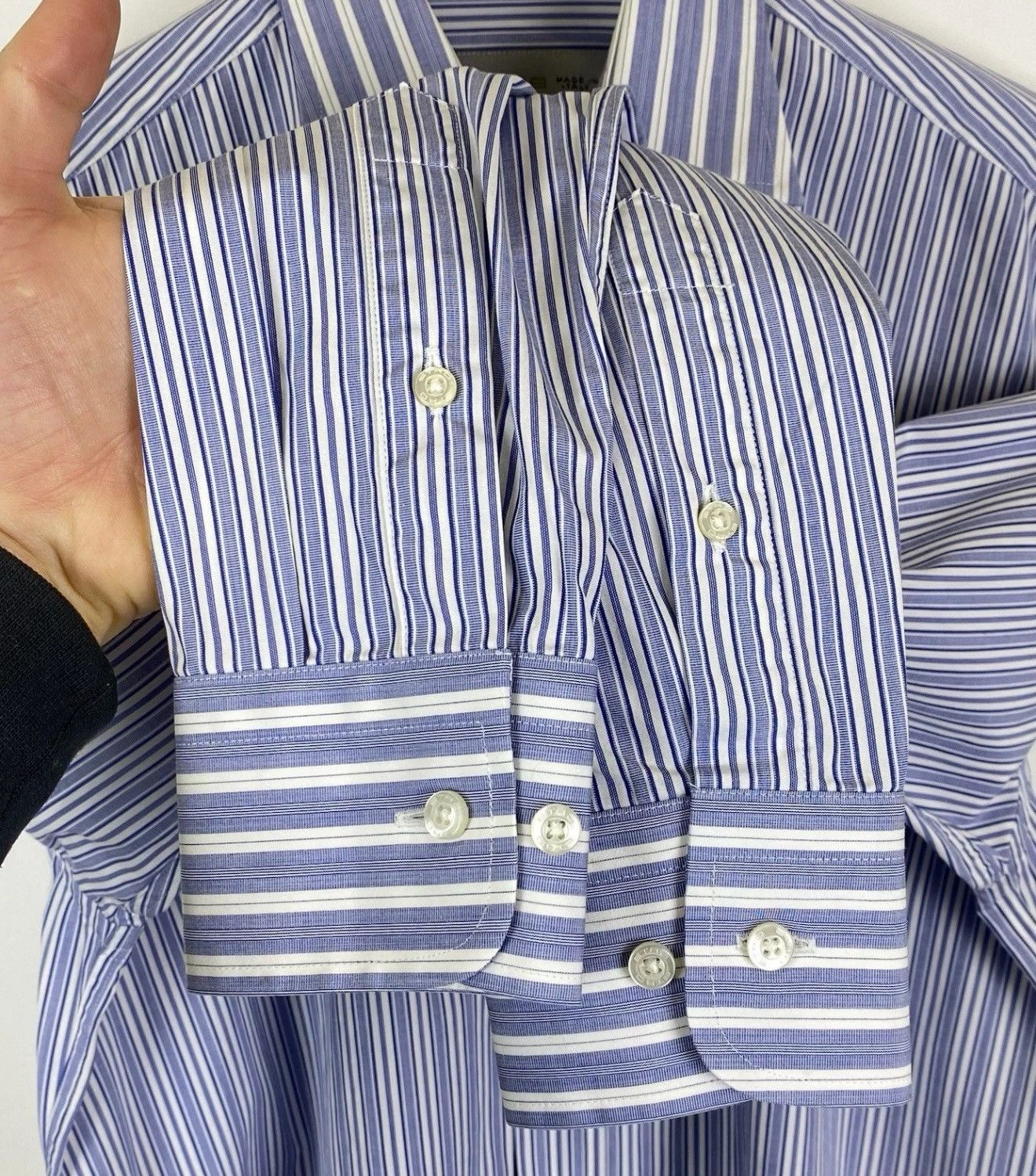 Etro Etro Milano Long Sleeve Button Front Striped Shirt Size 38 Size US M / EU 48-50 / 2 - 3 Thumbnail