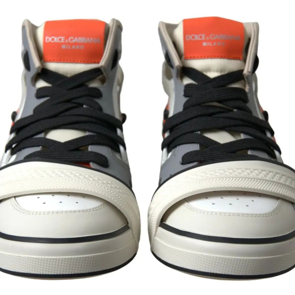Dolce & Gabbana o1y0125 Logo Hi-Top Sneakers in Multicolor Size US 7 / EU 40 - 8 Thumbnail
