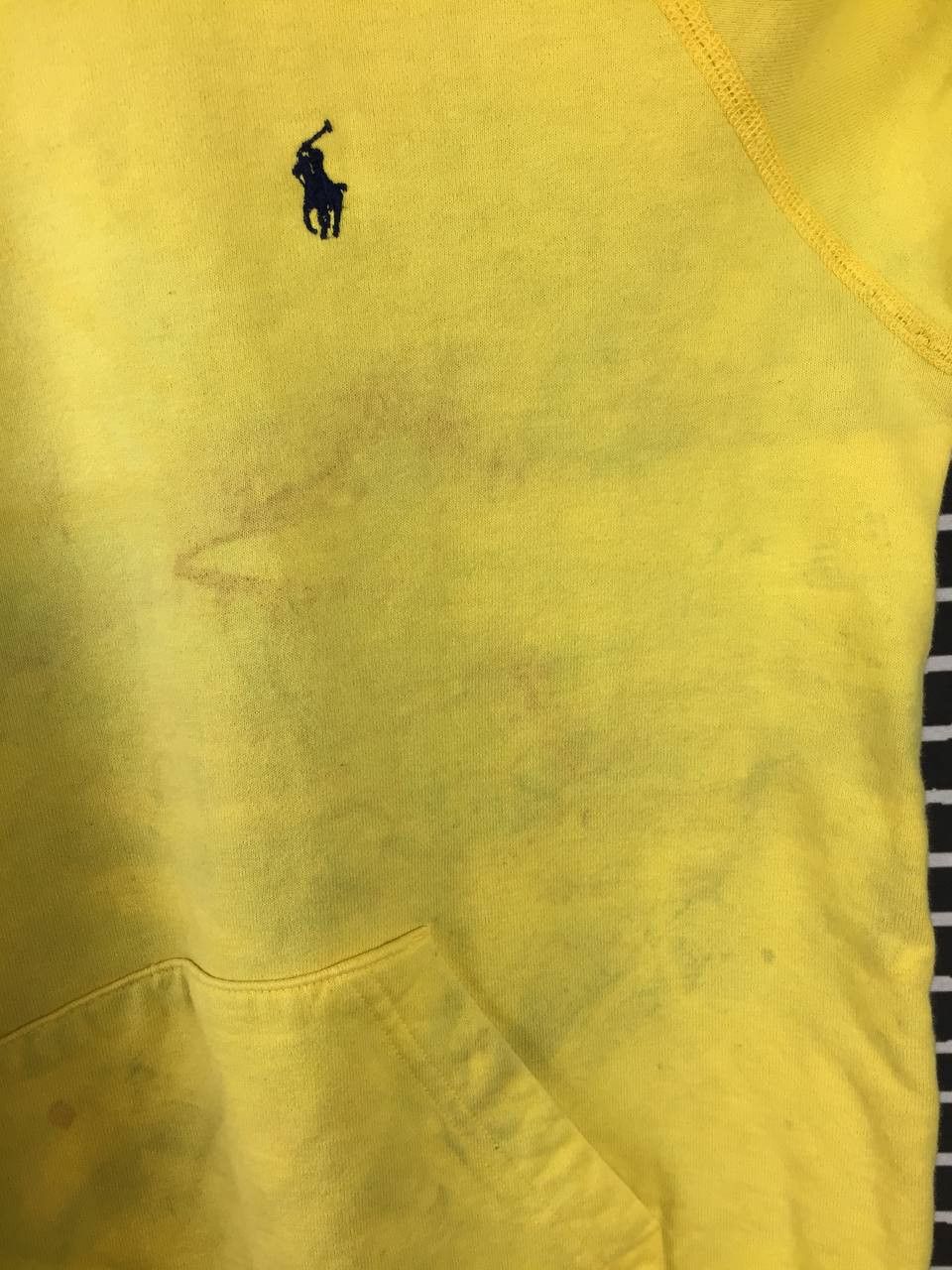 Polo Ralph Lauren Vtg Distressed Polo Ralph Lauren Pony Logo Pullover Hoodie Size US M / EU 48-50 / 2 - 7 Thumbnail