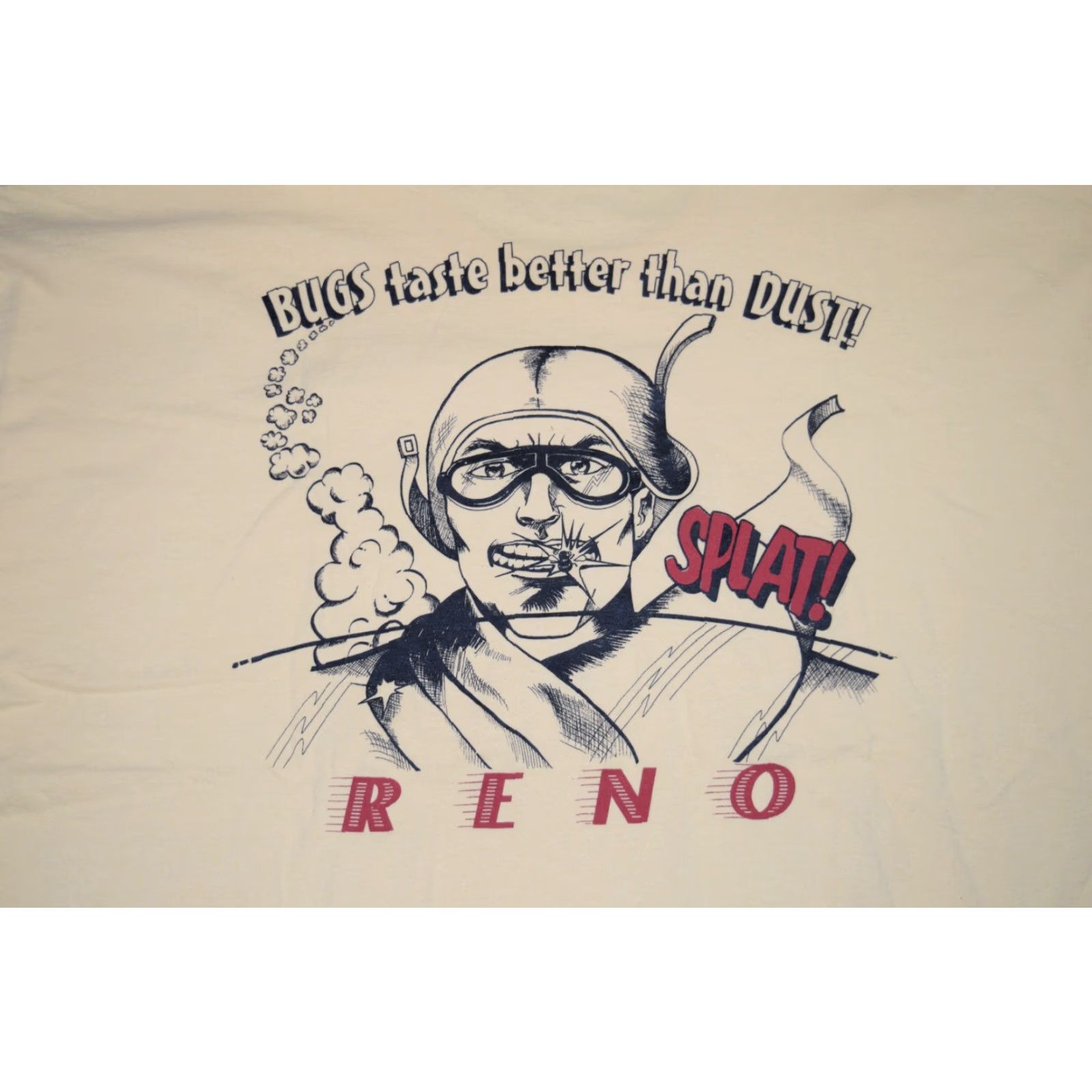 Gildan VTG Gildan T-Shirt RENO RACING BUGS TASTE BETTER THAN DUST SHIRT 3XL XXXL Yellow Size US XXL / EU 58 / 5 - 5 Thumbnail