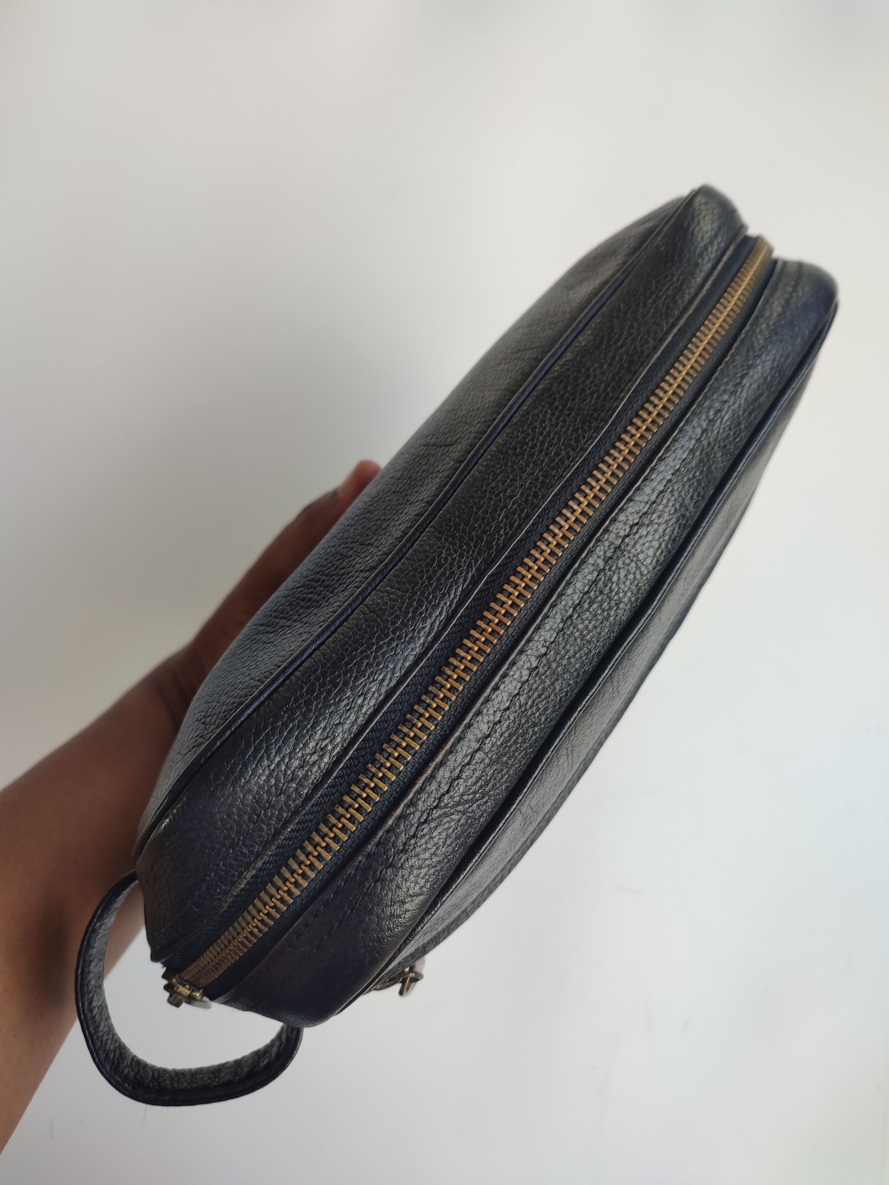 Kenzo AUTHENTIC KENZO BLACK LEATHER CLUTCH BAG Size ONE SIZE - 8 Thumbnail
