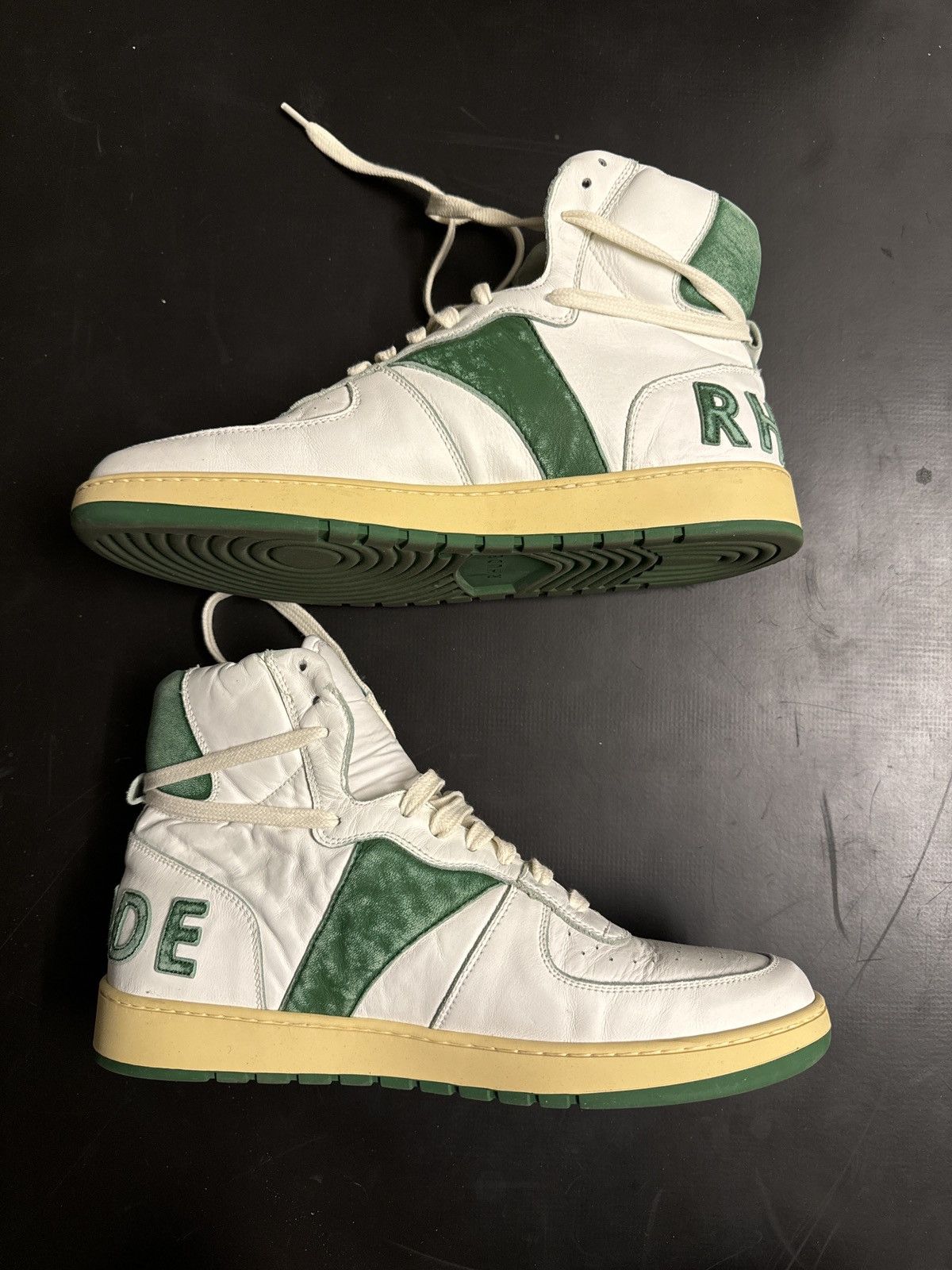 Rhude Rhude Recess Green High Too Sneaker Size US 10 / EU 43 - 3 Thumbnail