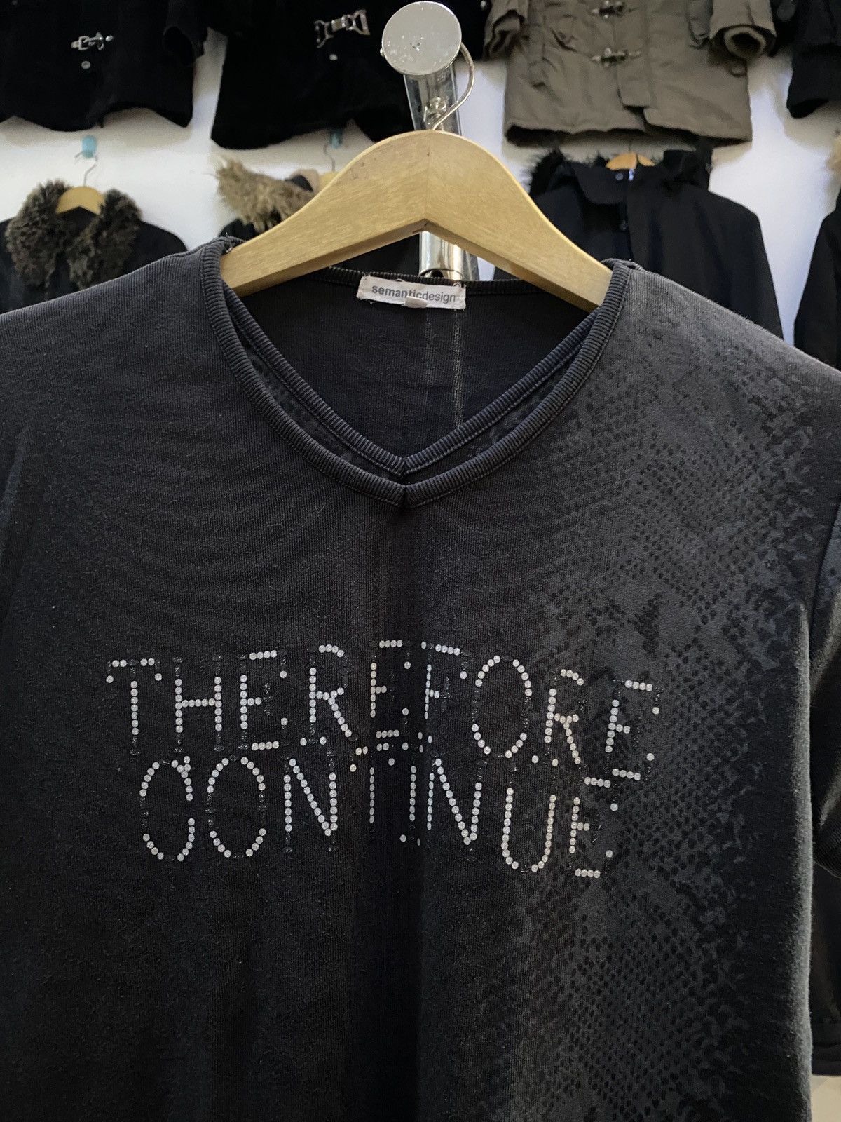 Japanese Brand Semantic Snake Skin Poem Tee Size US M / EU 48-50 / 2 - 8 Thumbnail