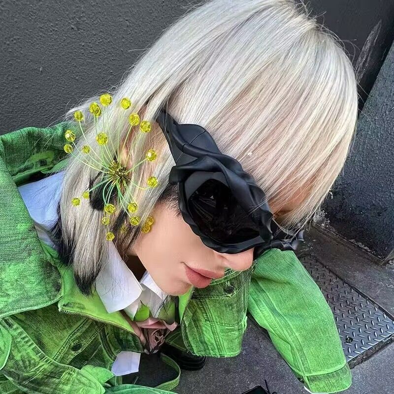Electric Visual Punk Street ins style custom avant-garde sunglasses Size ONE SIZE - 2 Thumbnail