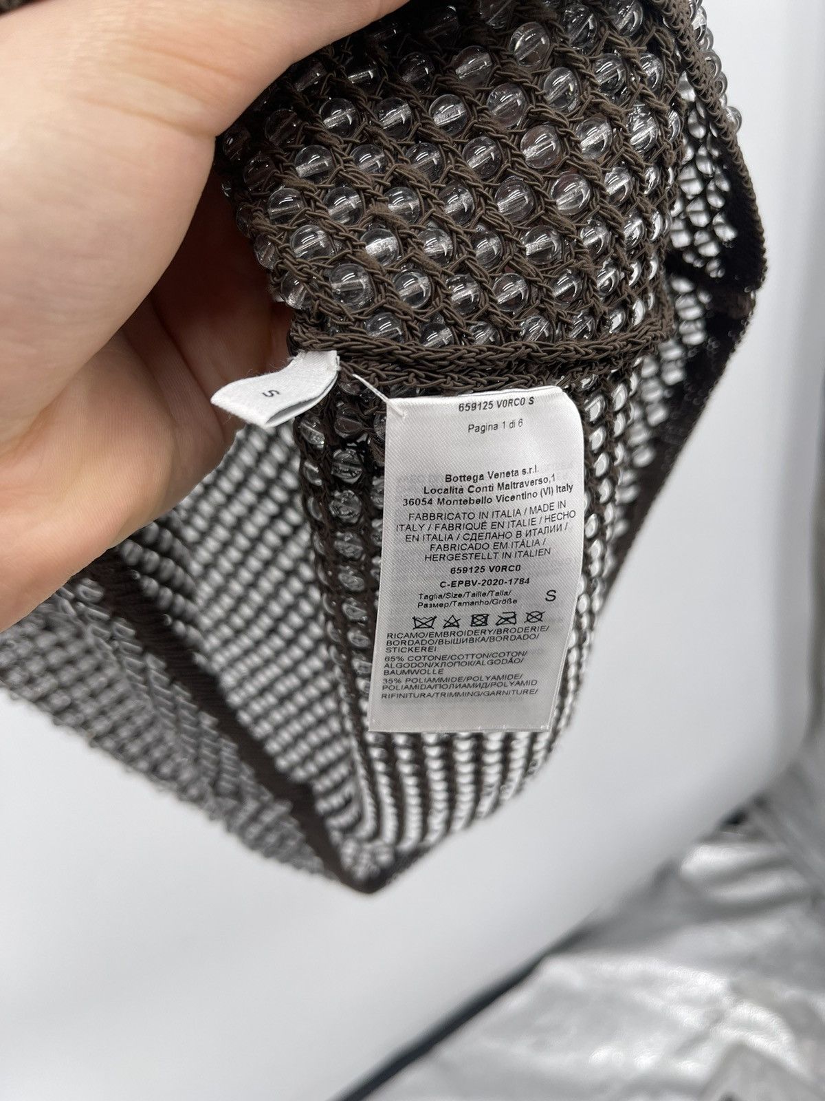 Bottega Veneta Bottega Veneta Beaded Tank Top Size S RRP $9k Size US S / EU 44-46 / 1 - 6 Thumbnail