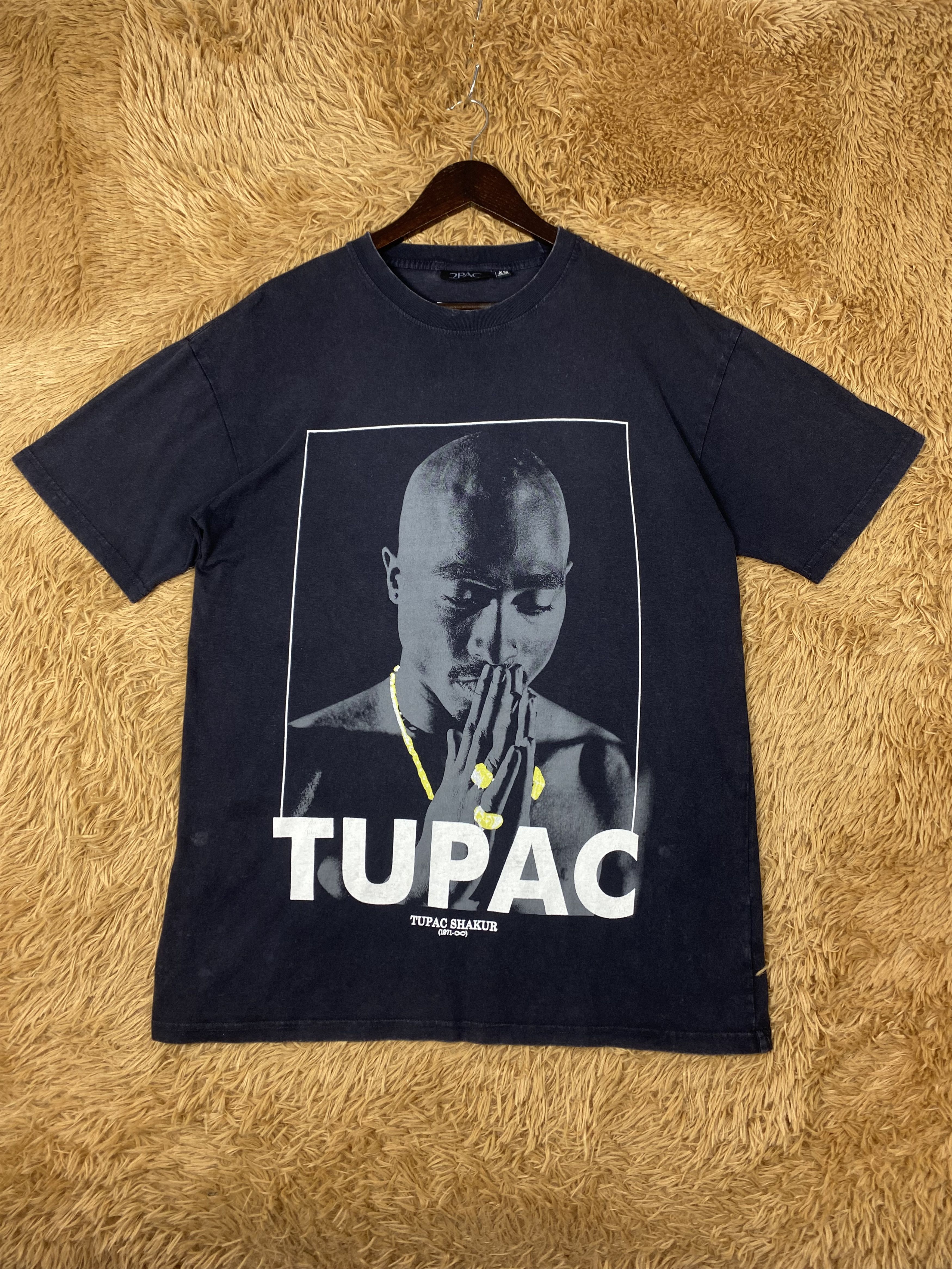 Band Tees Vintage Tupac Short Sleeve T-Shirts PT0065 Size US XS / EU 42 / 0 - 1 Thumbnail