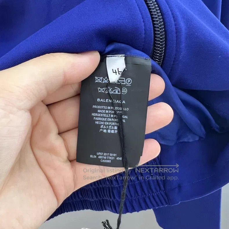 Balenciaga Balenciaga Blue-purple jacket coat Size US S / EU 44-46 / 1 - 6 Thumbnail