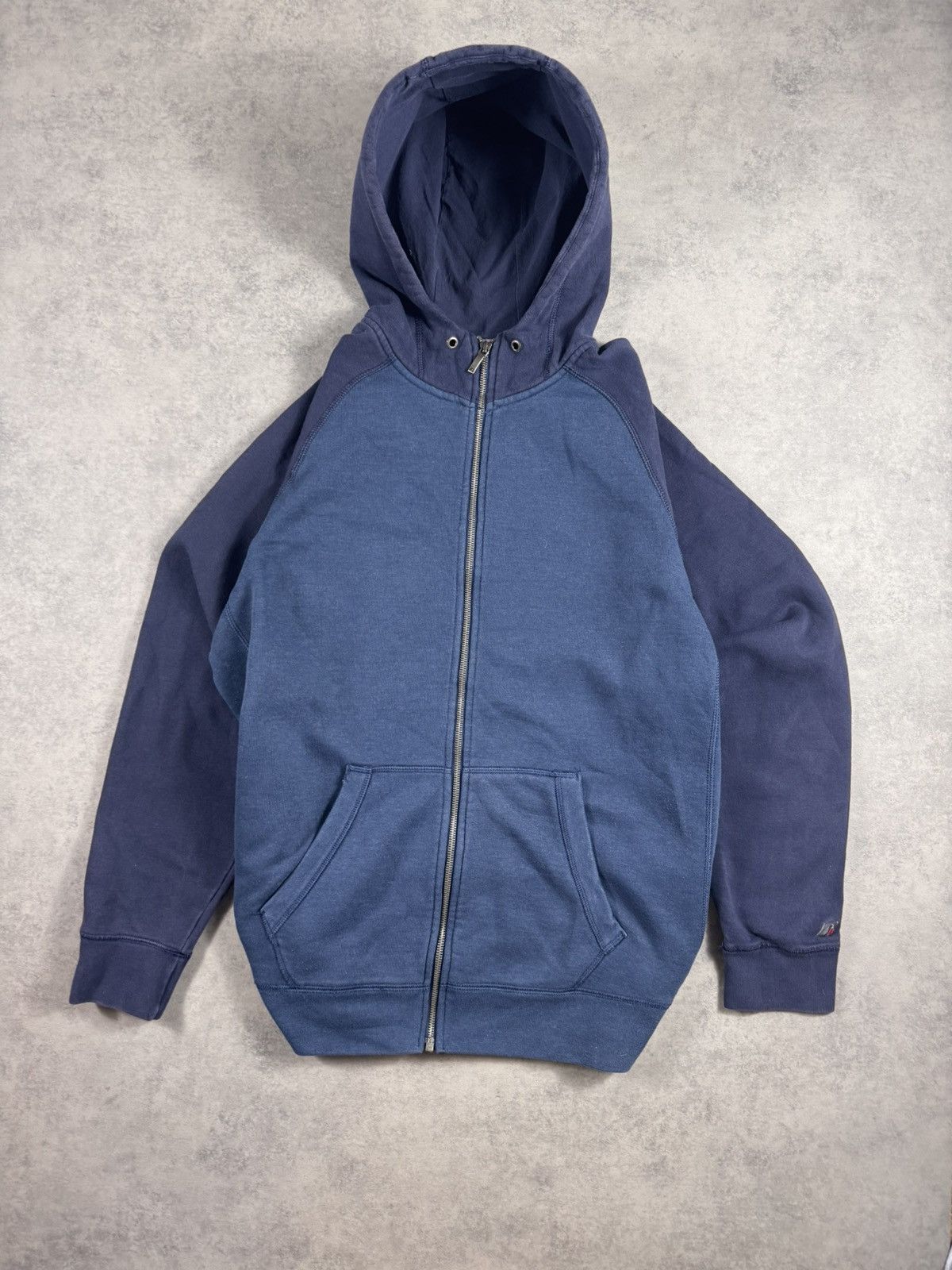 Russell Athletic Vintage Russell Athletic Baggy Zip-up Hoodie Size US XL / EU 56 / 4 - 1 Thumbnail