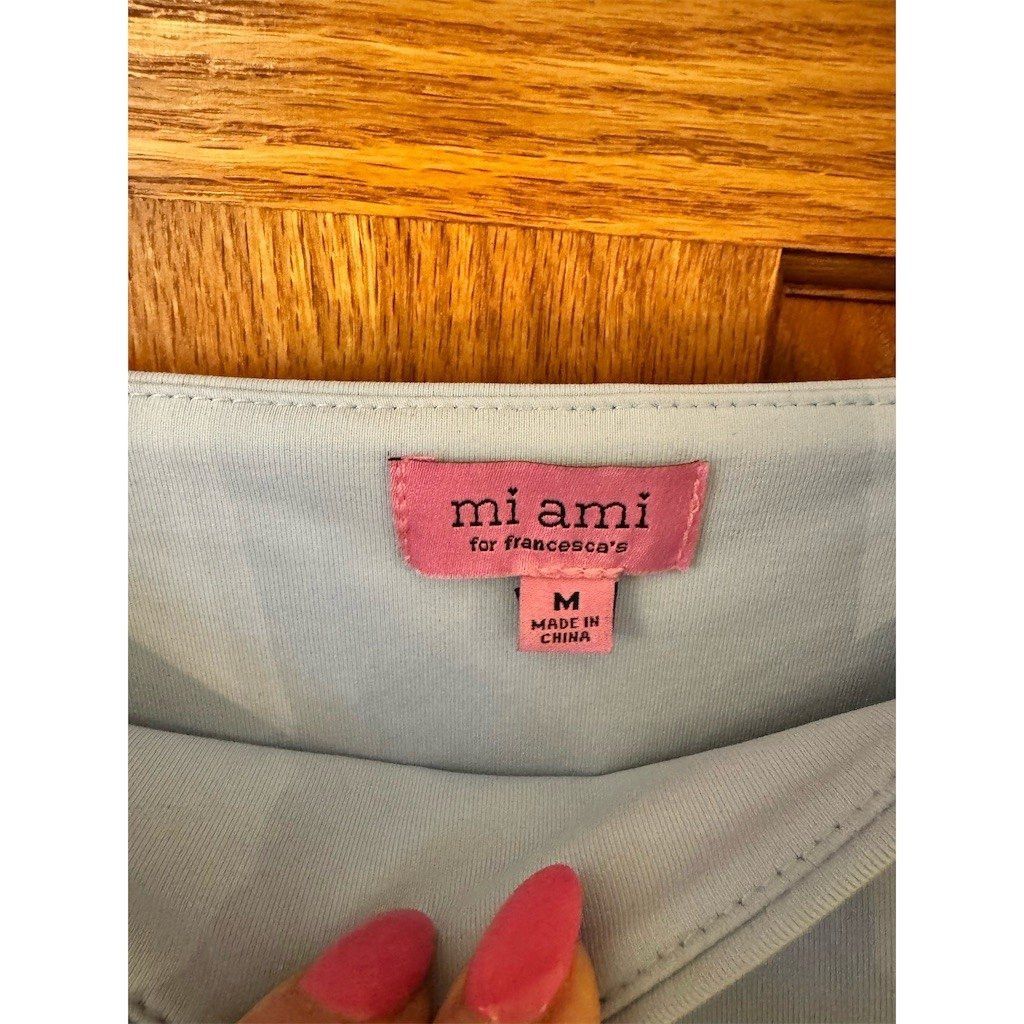 Other mi ami by Francescia's Bodysuit Womens Size M Light Blue Sq Size M / US 6-8 / IT 42-44 - 3 Thumbnail