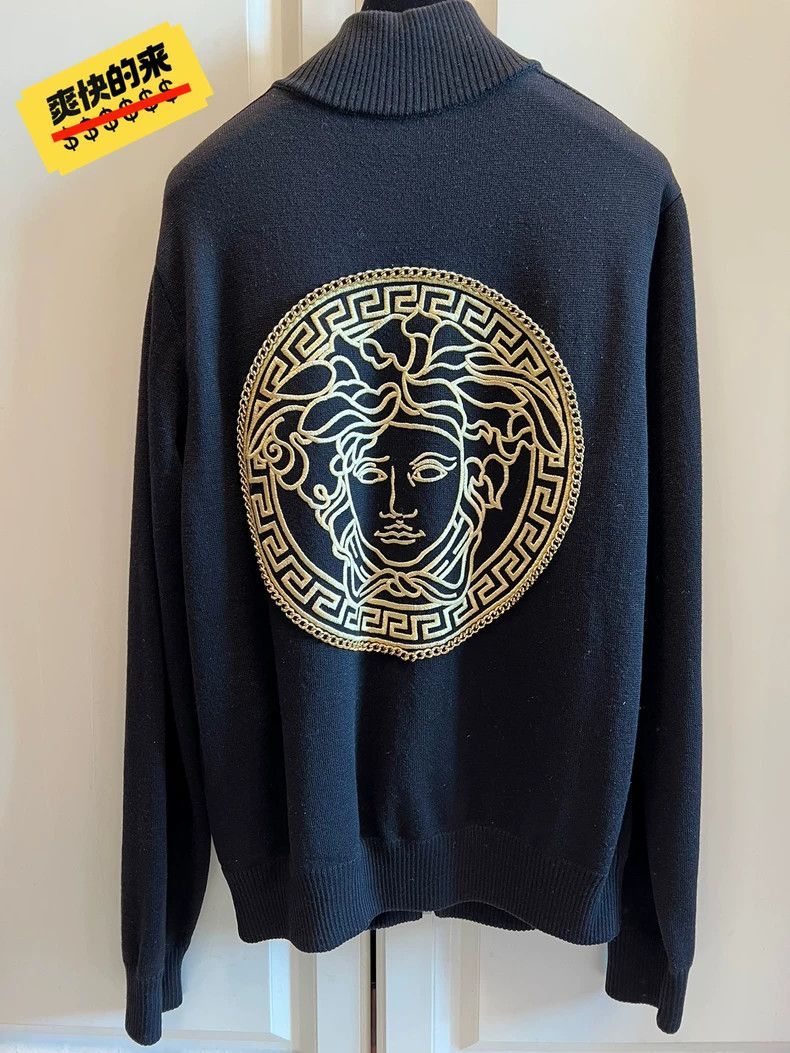Versace Versace Knitted sweater cardigan coat Size US M / EU 48-50 / 2 - 1 Thumbnail