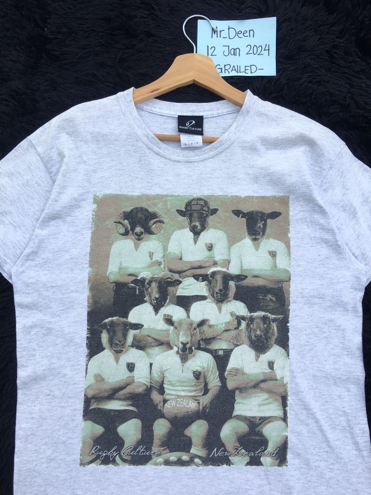 Vintage Rare Vintage Rugby Culture New Zealand Tshirt Size US M / EU 48-50 / 2 - 5 Thumbnail