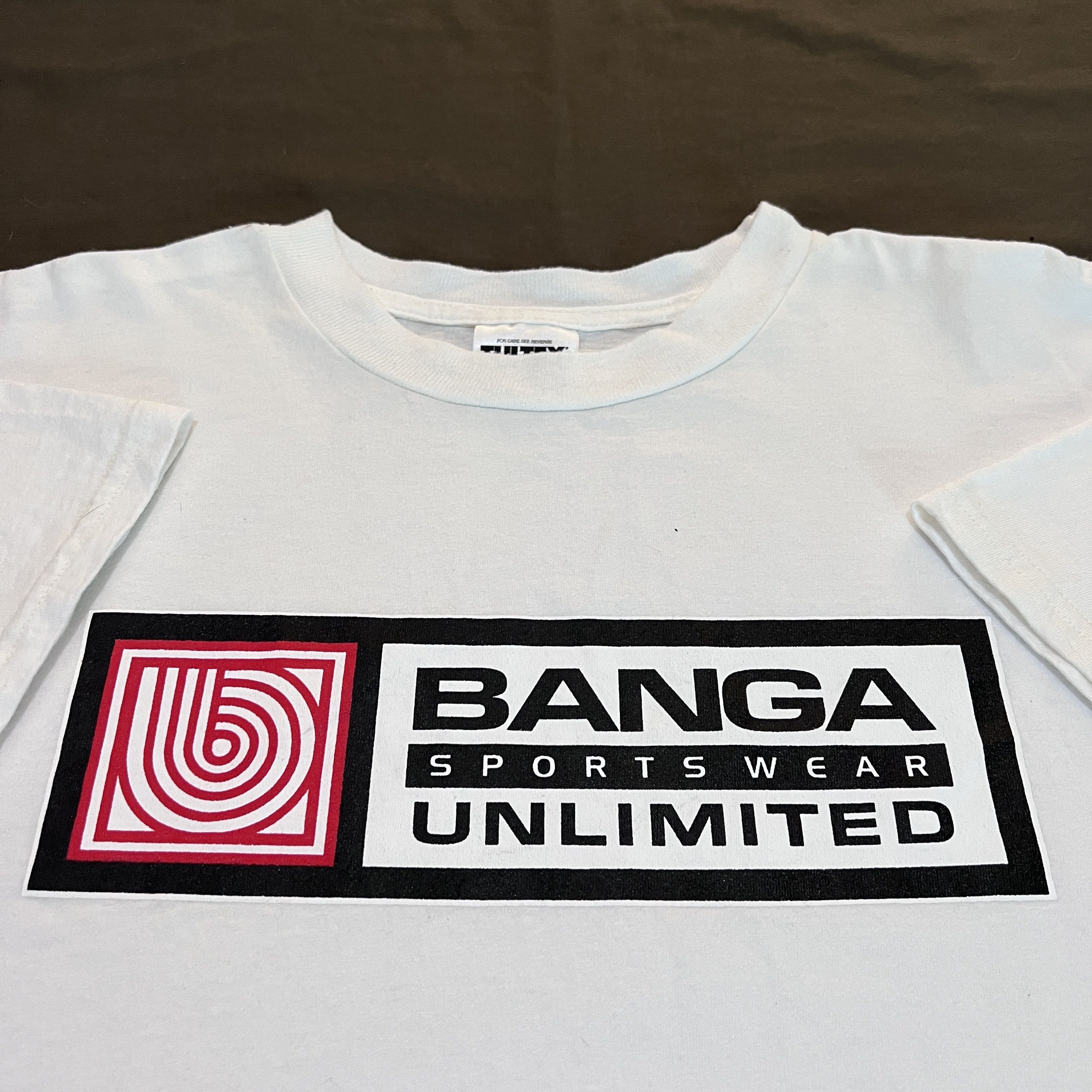 Vintage Vintage 90s Banga Sportswear Unlimited Promo Tee 2XL Size US XXL / EU 58 / 5 - 1 Thumbnail