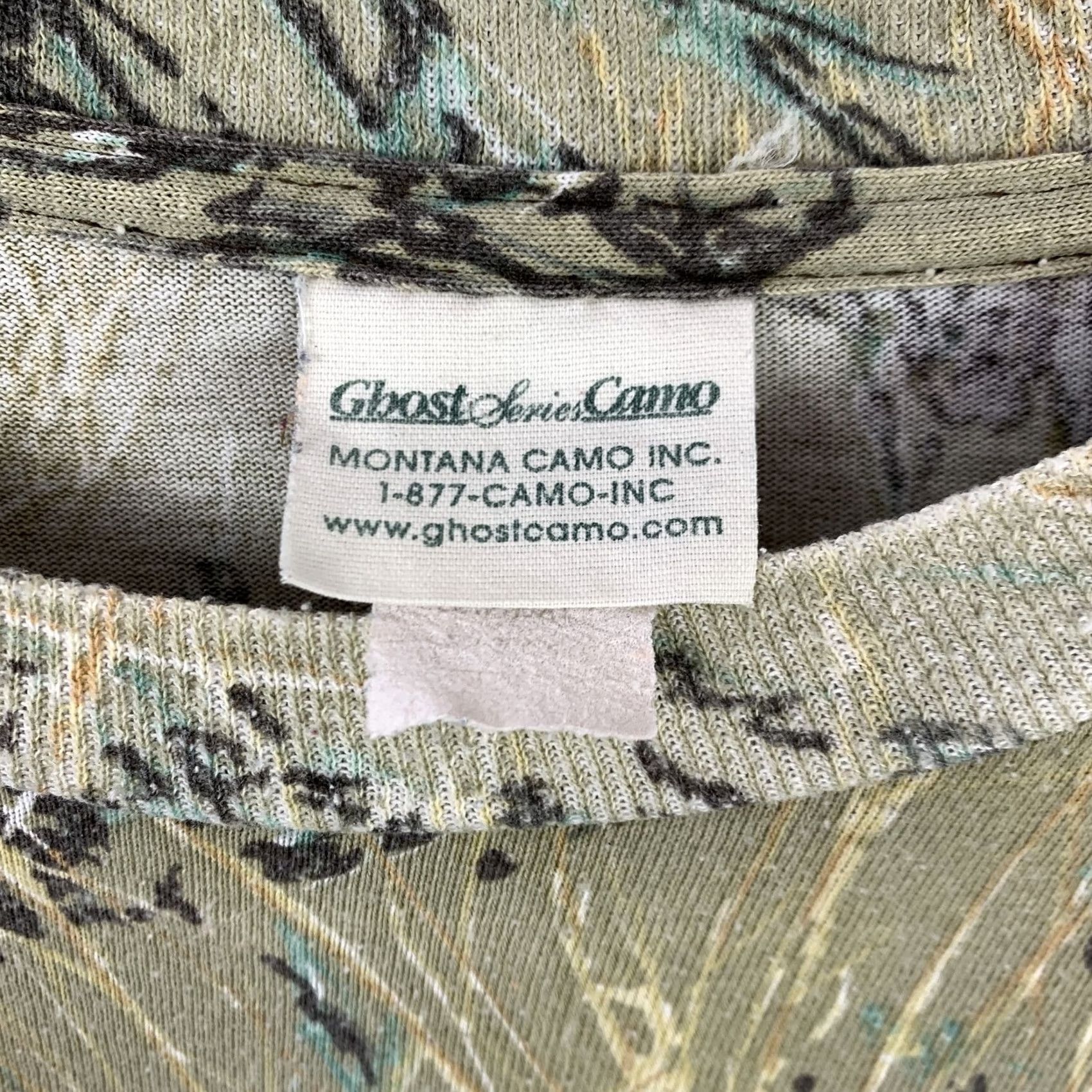 Vintage Ghost Series Camouflage T-Shirt Prairie Grass Montana Camo Camoflauge Long Sleeve Mens XXL Shirt Pattern Camouflage Hunting Outdoor Size US XXL / EU 58 / 5 - 3 Thumbnail