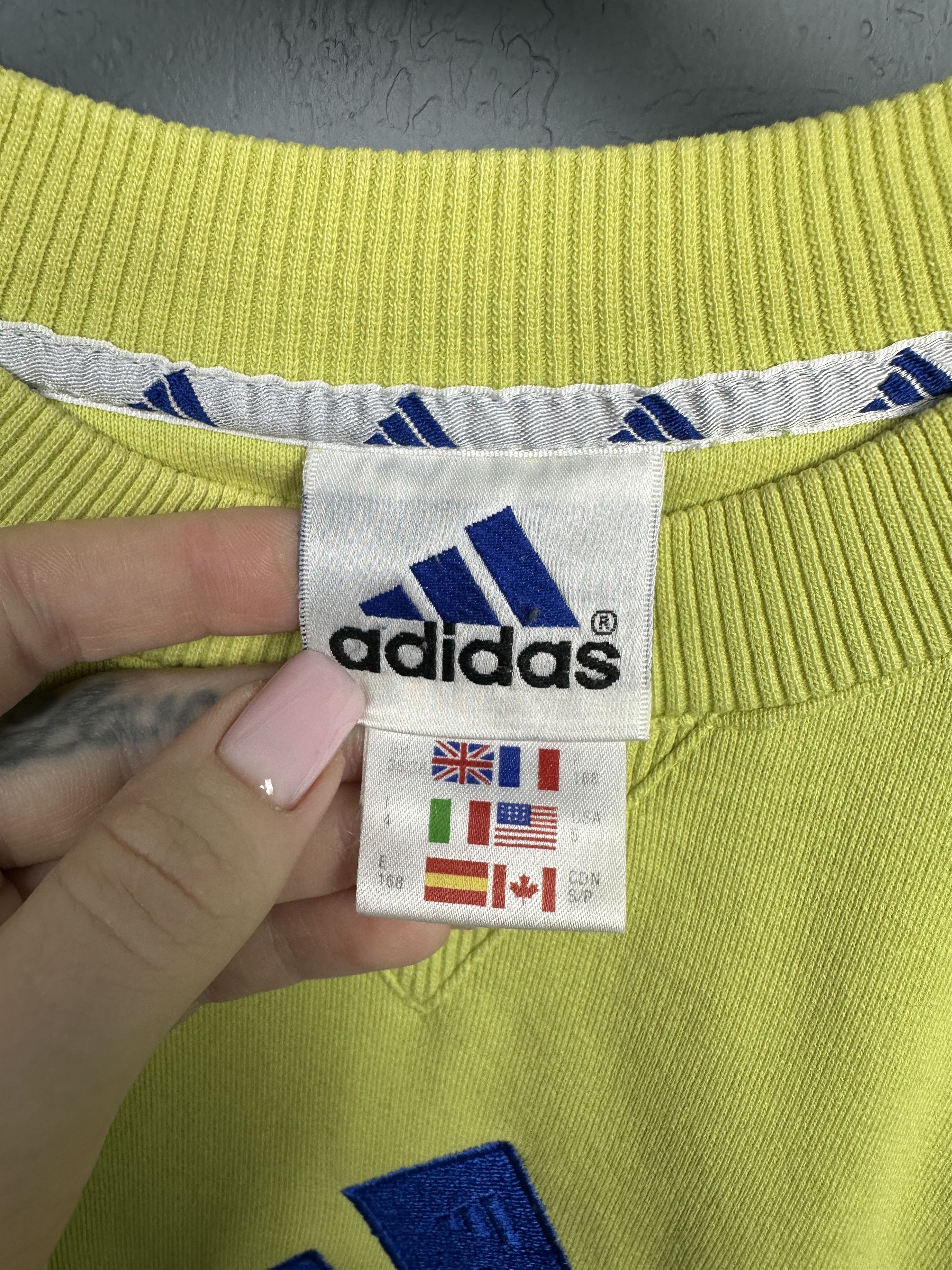 Adidas Adidas Vintage Mens Crew Neck Oversized Sweatshirt Size US S / EU 44-46 / 1 - 5 Thumbnail