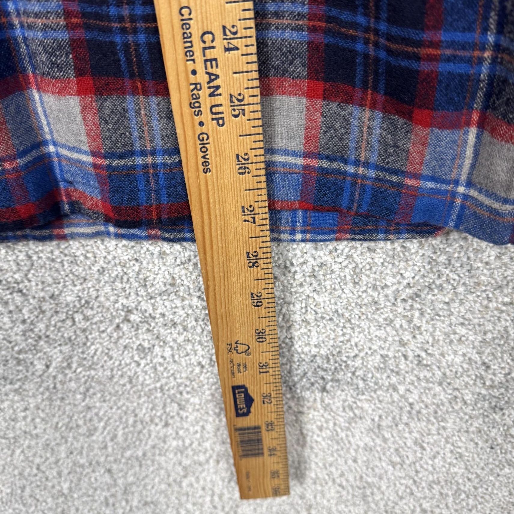 Pendleton VINTAGE Pendleton Shirt Plaid Wool Flannel Button-Up M Mens Blue 70s 80s Lumberjack Pockets Size US M / EU 48-50 / 2 - 3 Thumbnail