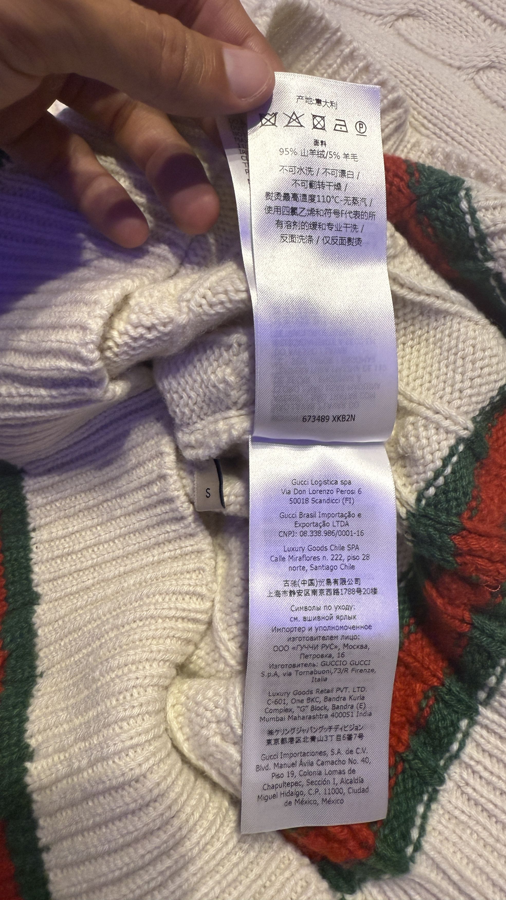 Gucci Pullover hoodie knitwear Cashmere Gucci Size US M / EU 48-50 / 2 - 9 Thumbnail