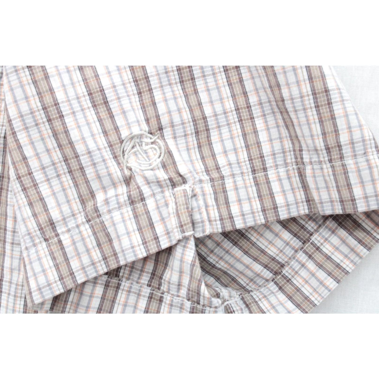 The North Face The North Face A5 Series Men's Shirt Short Sleeve Cotton Plaid Brown Beige Large L Button-Up Casual Body Classic Mens Shirt Size US L / EU 52-54 / 3 - 4 Thumbnail