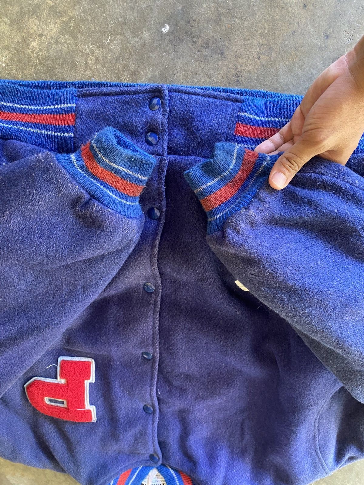 Pepsi VINTAGE Pepsi Cola Varsity Jacket 100 cotton Wool 🔥 Size US L / EU 52-54 / 3 - 5 Thumbnail