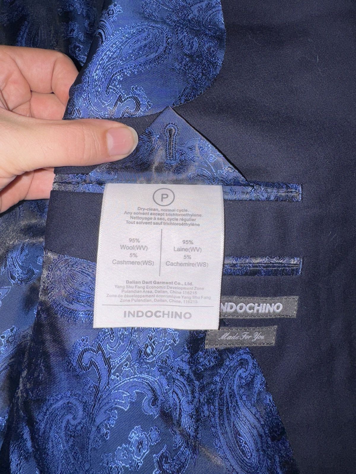 Indochino Bespoke Indochino Blazer - 40-42 Fit - Old Money Blazer Size 40R - 3 Thumbnail